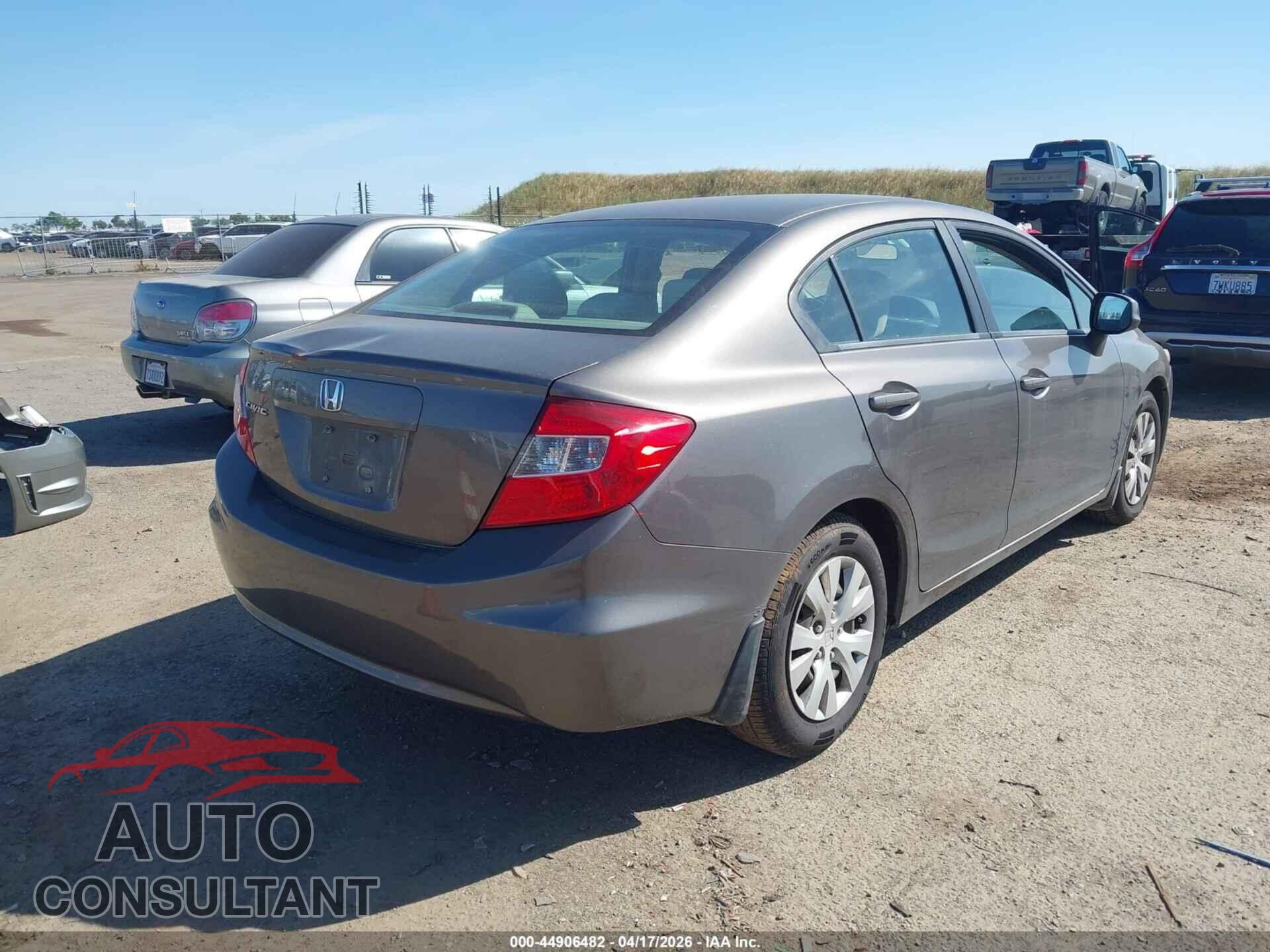 HONDA CIVIC 2012 - 19XFB2F57CE304506