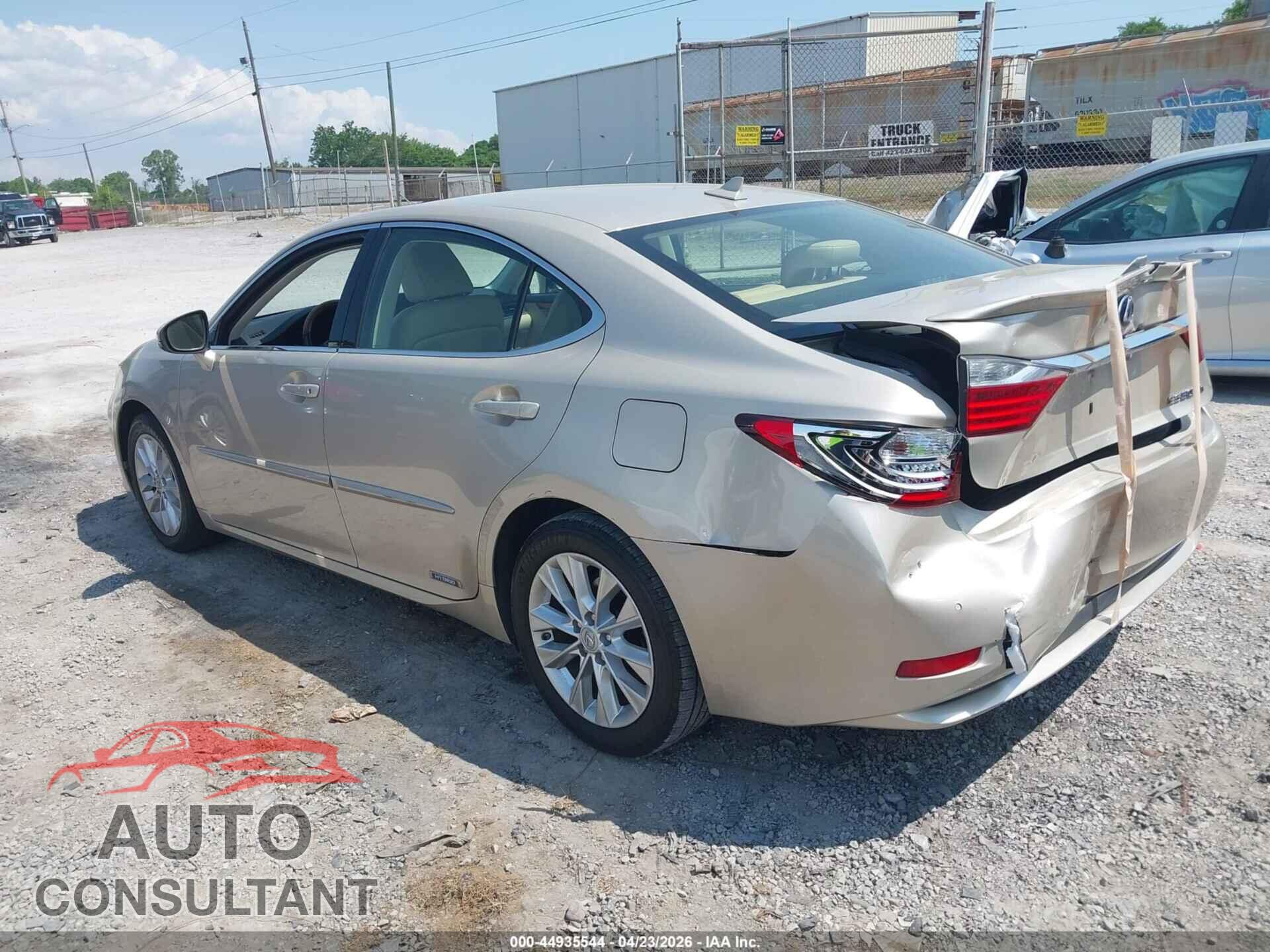 LEXUS ES 300H 2013 - JTHBW1GG8D2013068