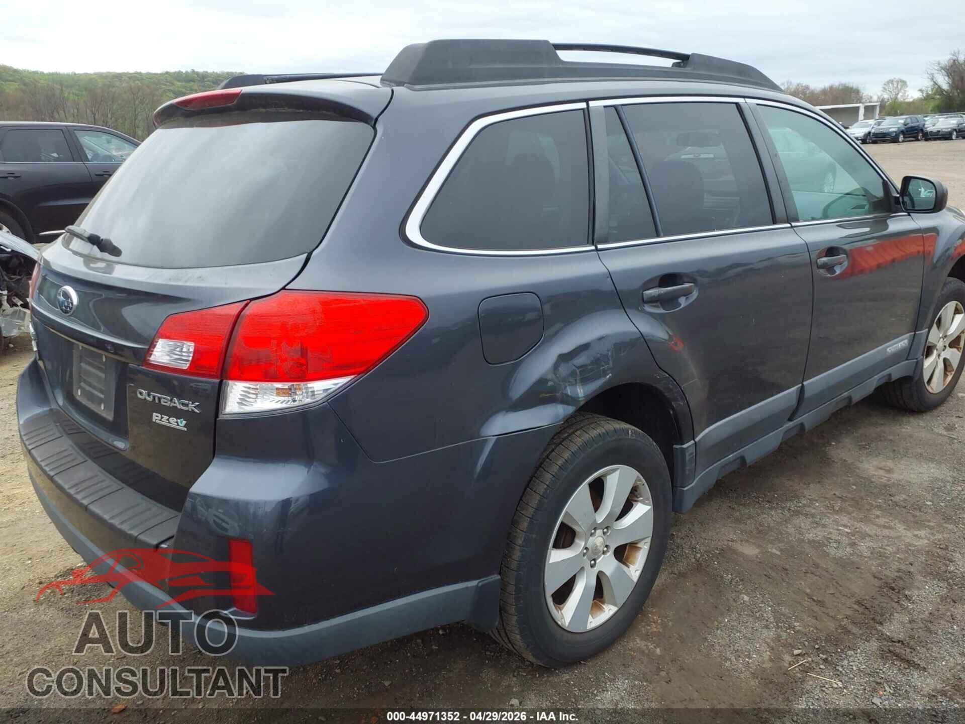 SUBARU OUTBACK 2011 - 4S4BRBCC9B3370294