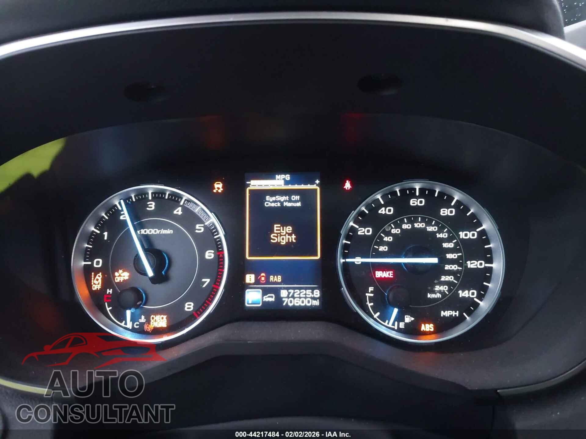 SUBARU ASCENT 2020 - 4S4WMAPD7L3453298