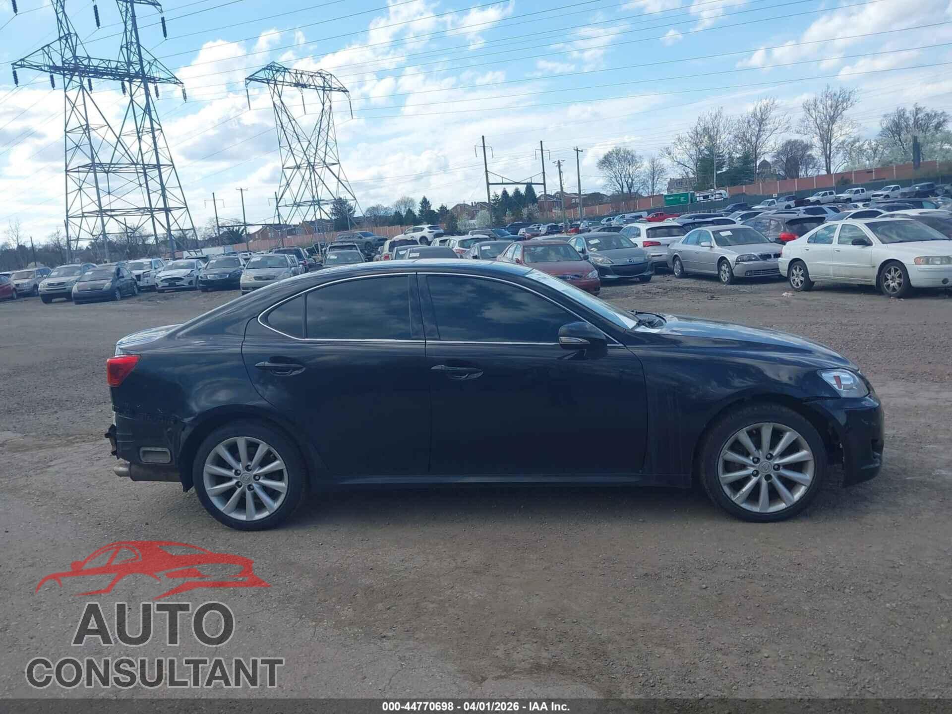 LEXUS IS 250 2010 - JTHCF5C21A5044579