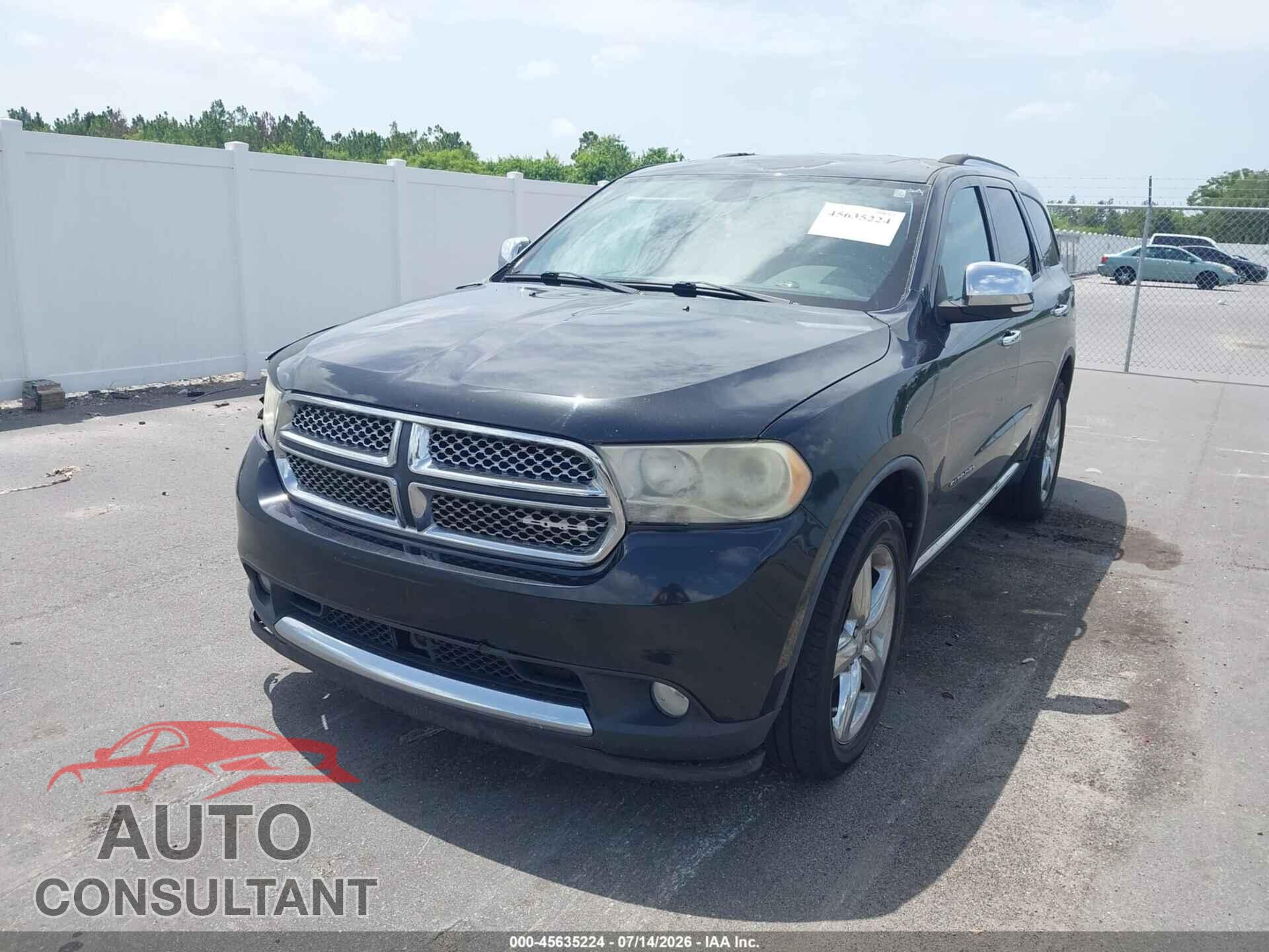 DODGE DURANGO 2012 - 1C4SDHET1CC314399