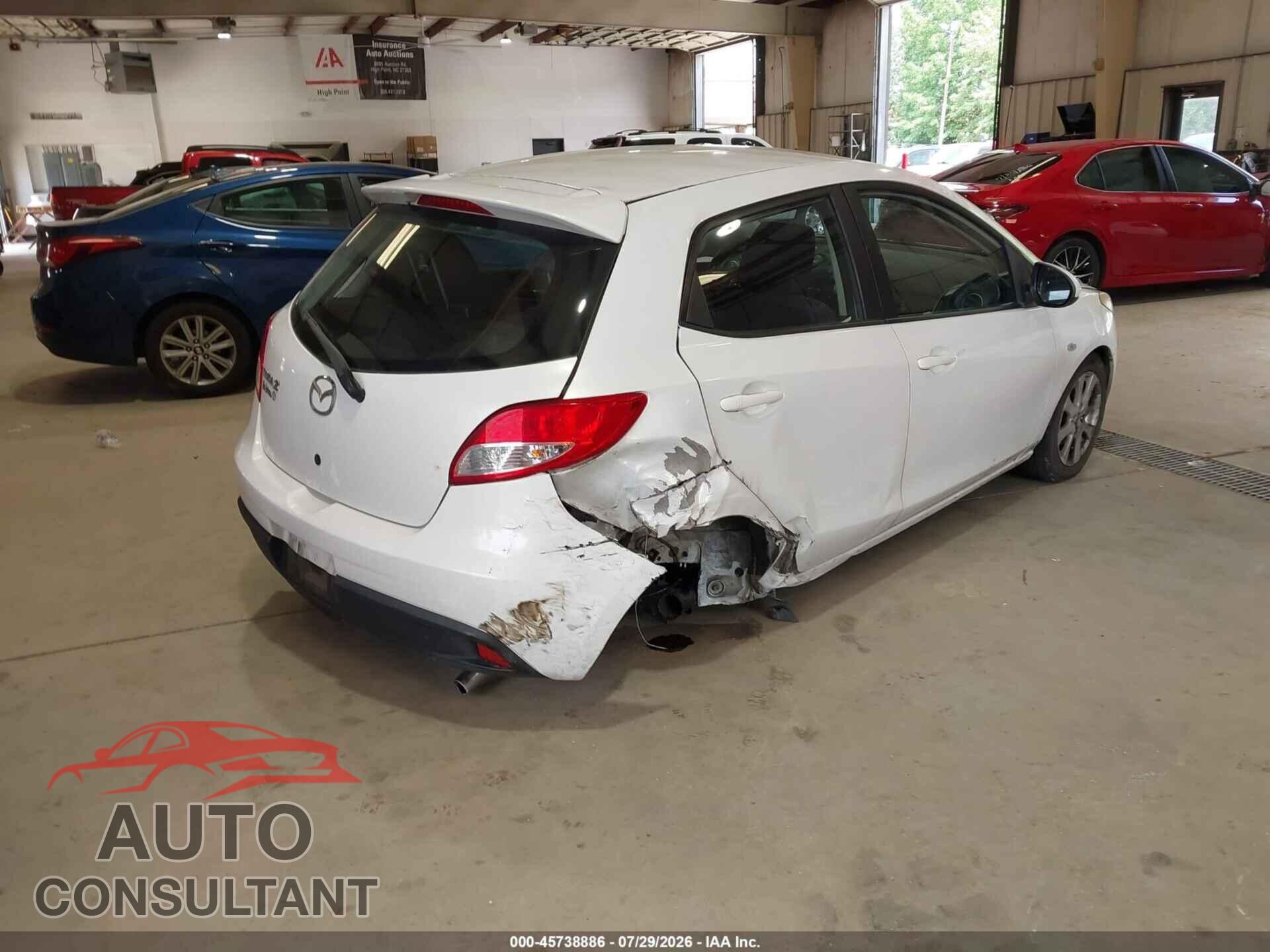 MAZDA MAZDA2 2013 - JM1DE1LYXD0155767