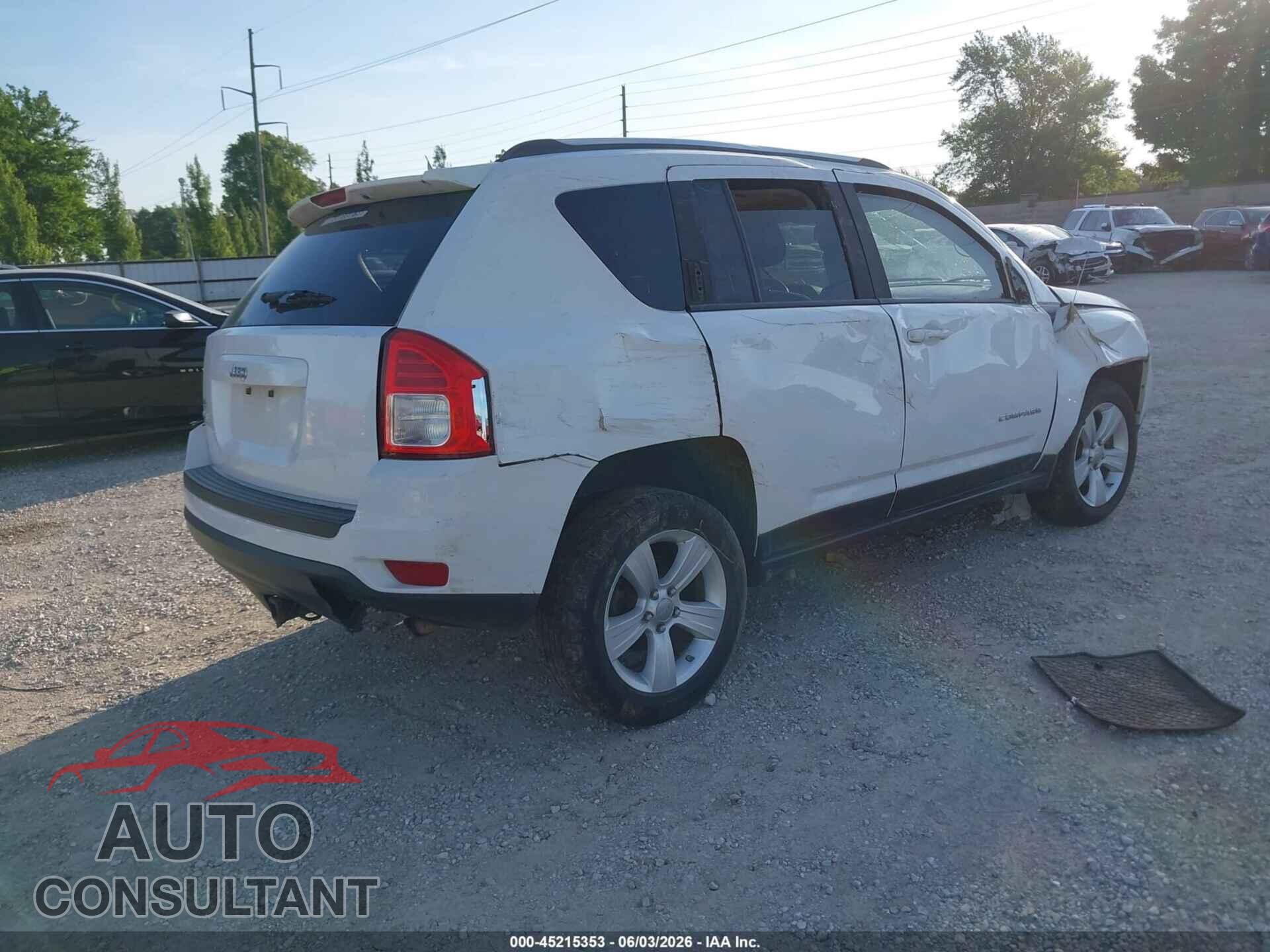 JEEP COMPASS 2012 - 1C4NJDBBXCD630582
