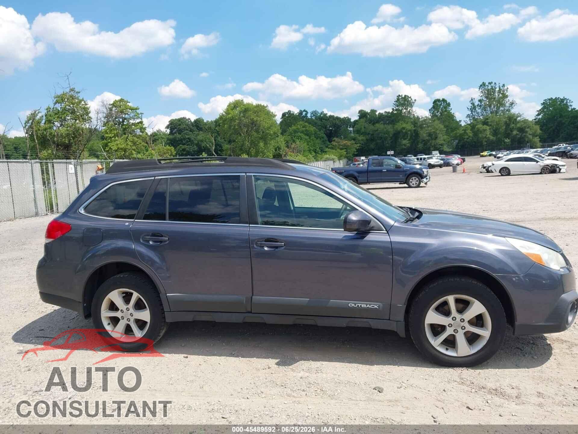 SUBARU OUTBACK 2014 - 4S4BRBCC4E3220209
