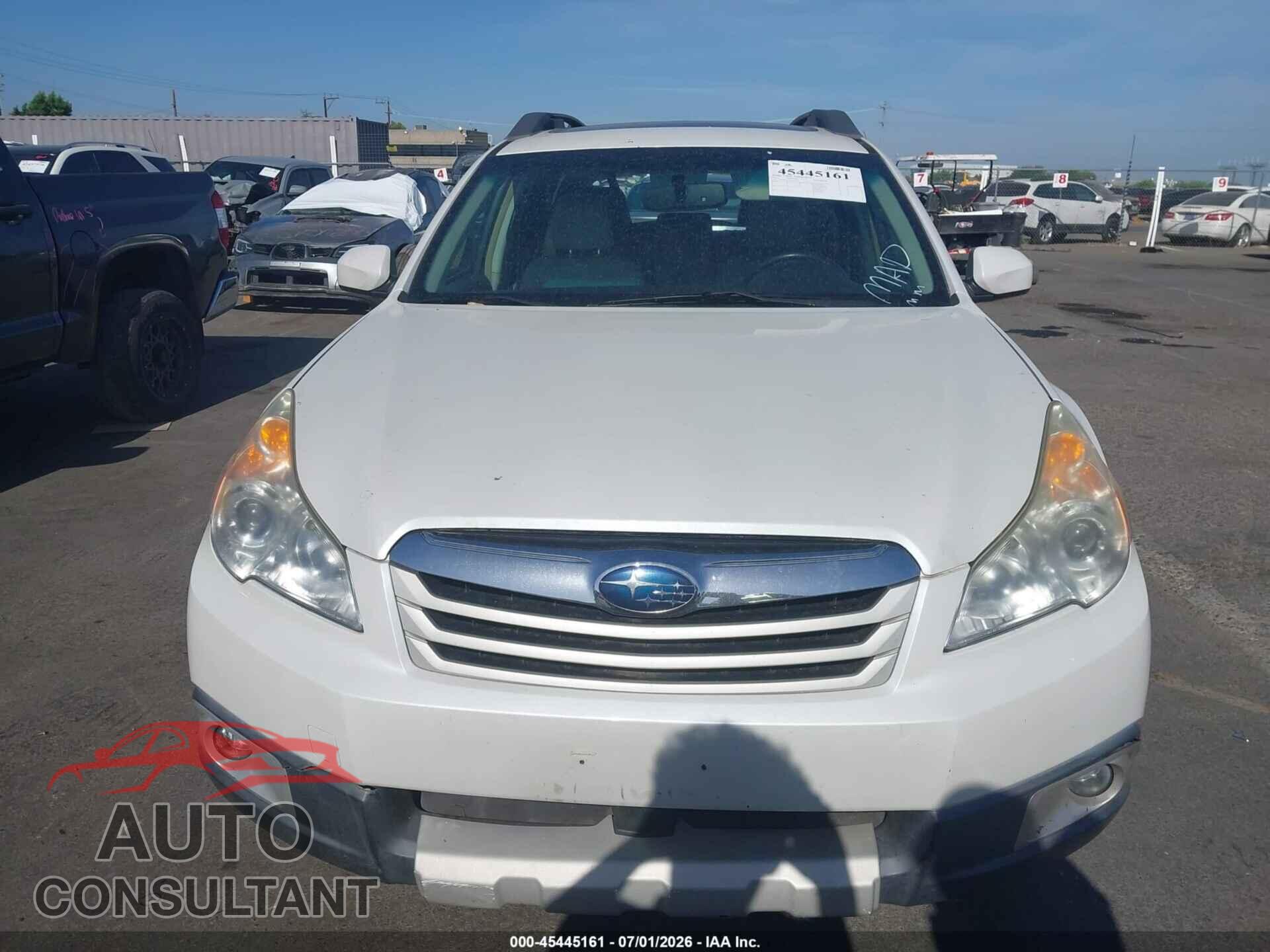 SUBARU OUTBACK 2012 - 4S4BRBLC7C3242007