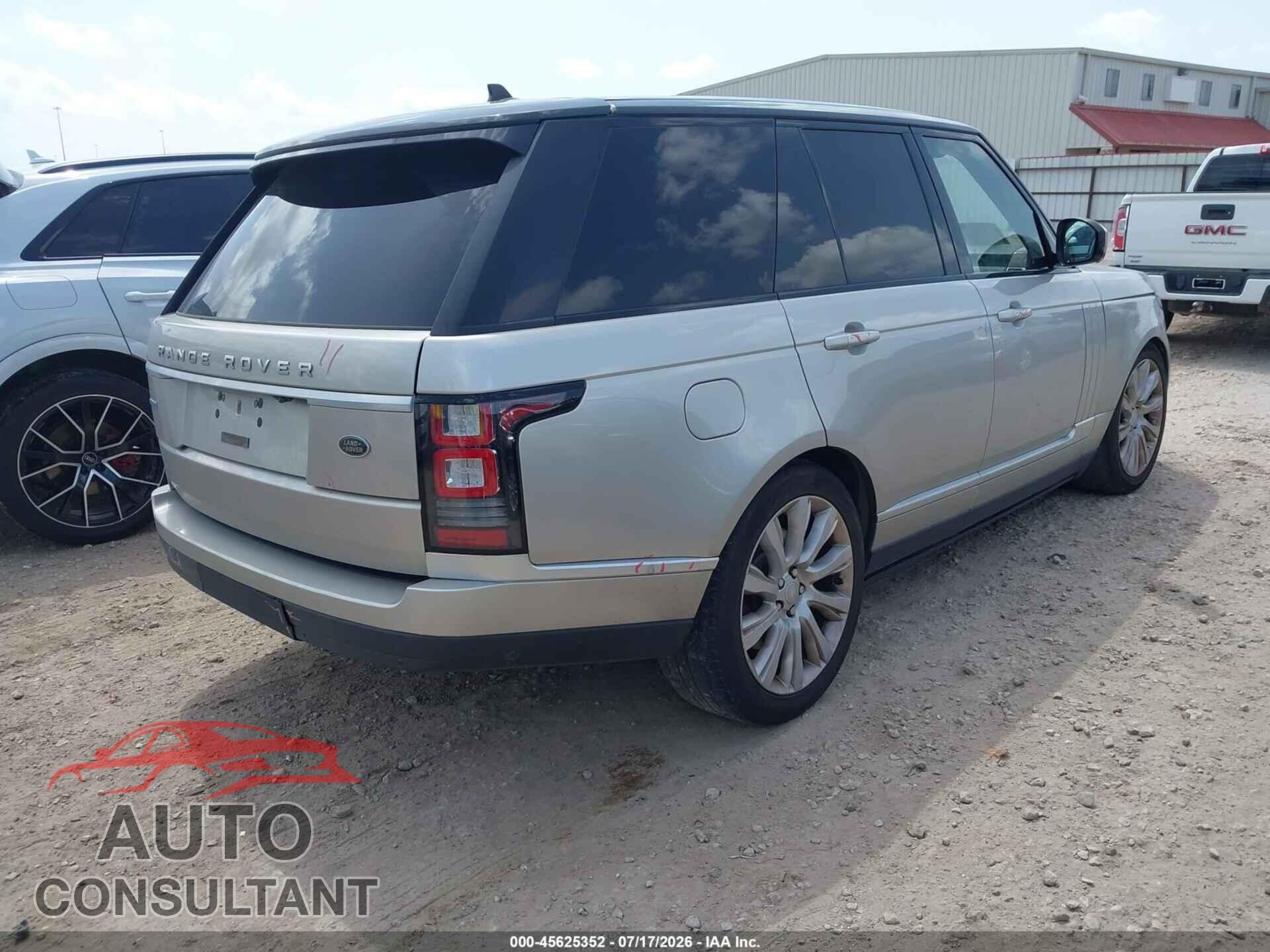 LAND ROVER RANGE ROVER 2016 - SALGS2EFXGA280007