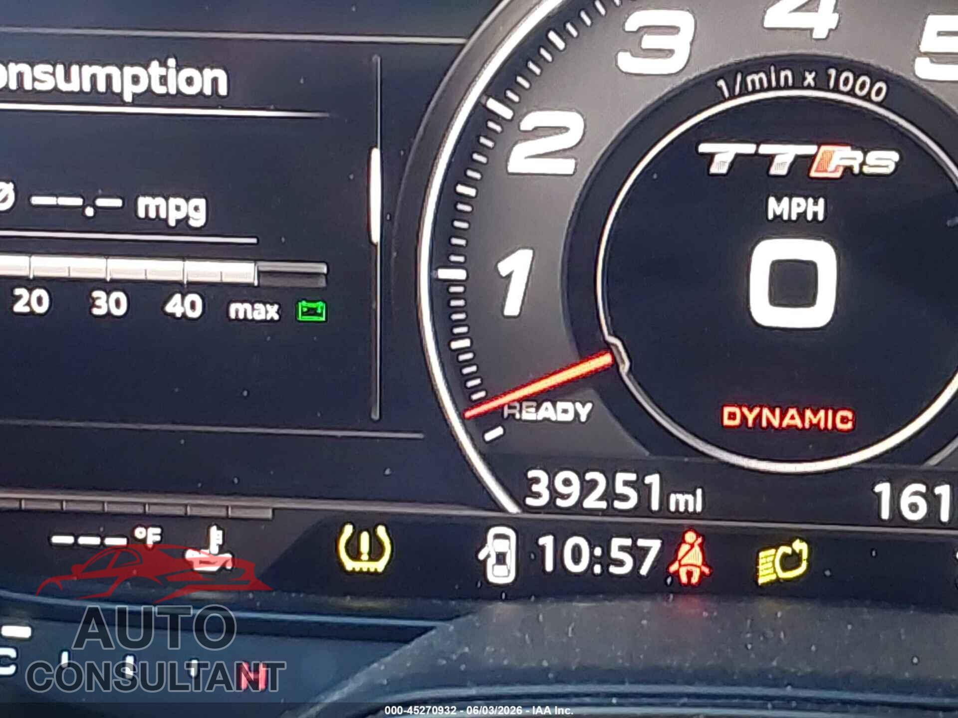 AUDI TT RS 2018 - WUACSAFV7J1902109