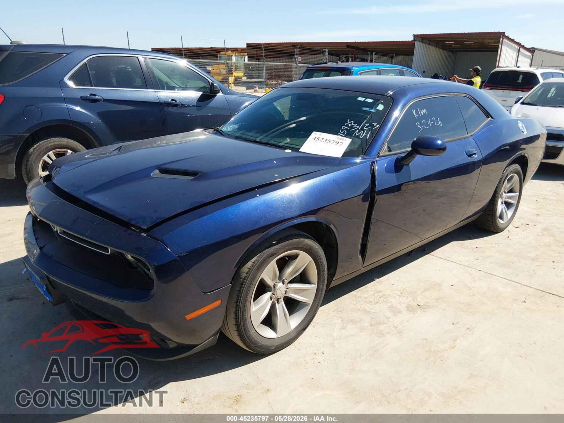 DODGE CHALLENGER 2015 - 2C3CDZAGXFH816661