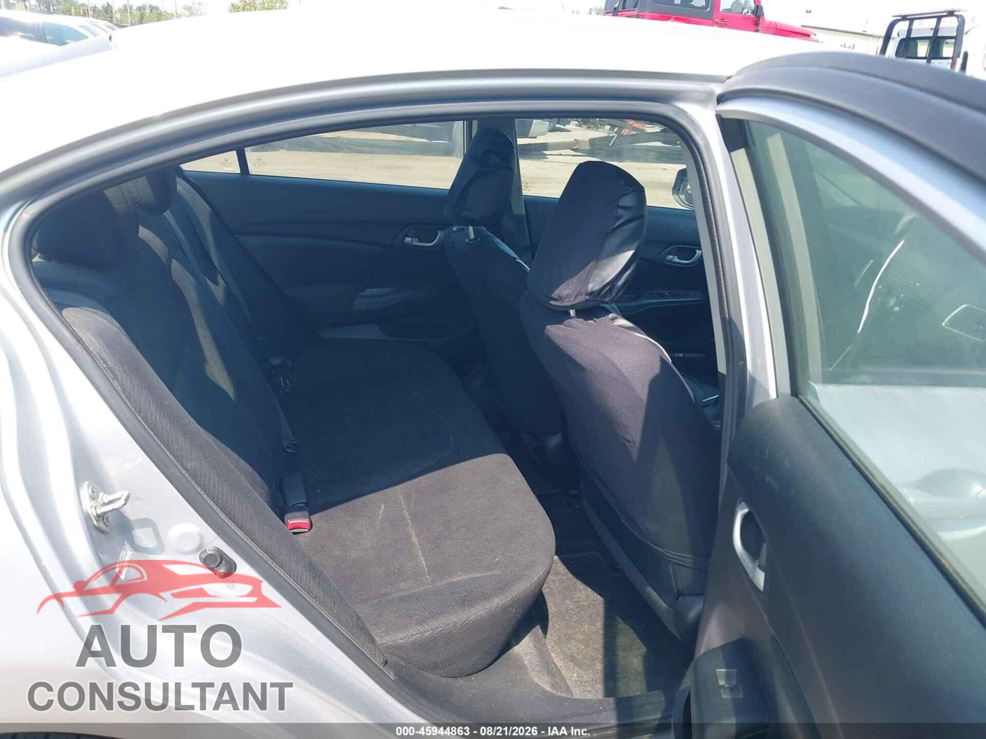 HONDA CIVIC 2013 - 19XFB2F55DE094957