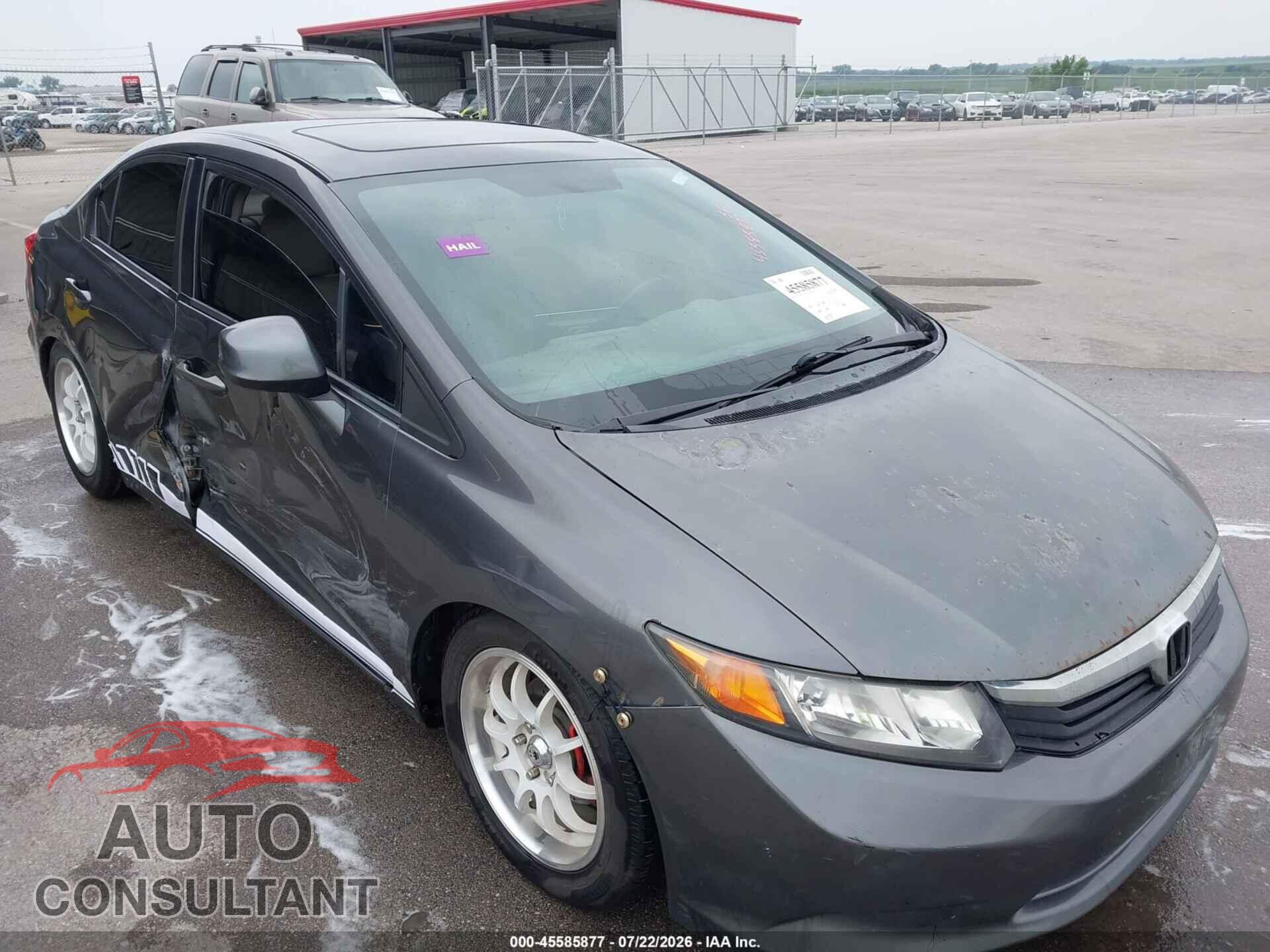 HONDA CIVIC 2012 - 2HGFB2F95CH511291