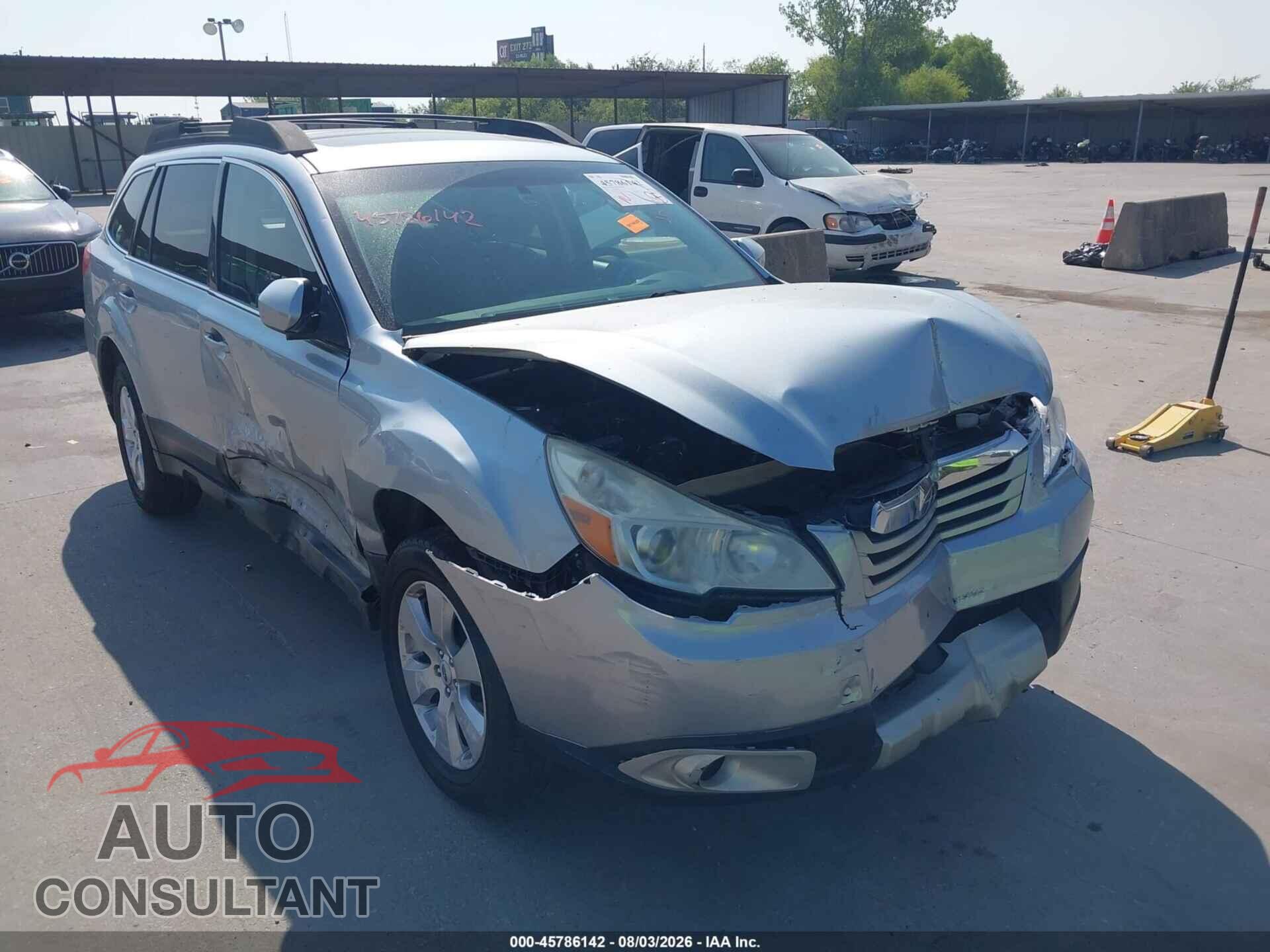 SUBARU OUTBACK 2012 - 4S4BRBKC7C3266356