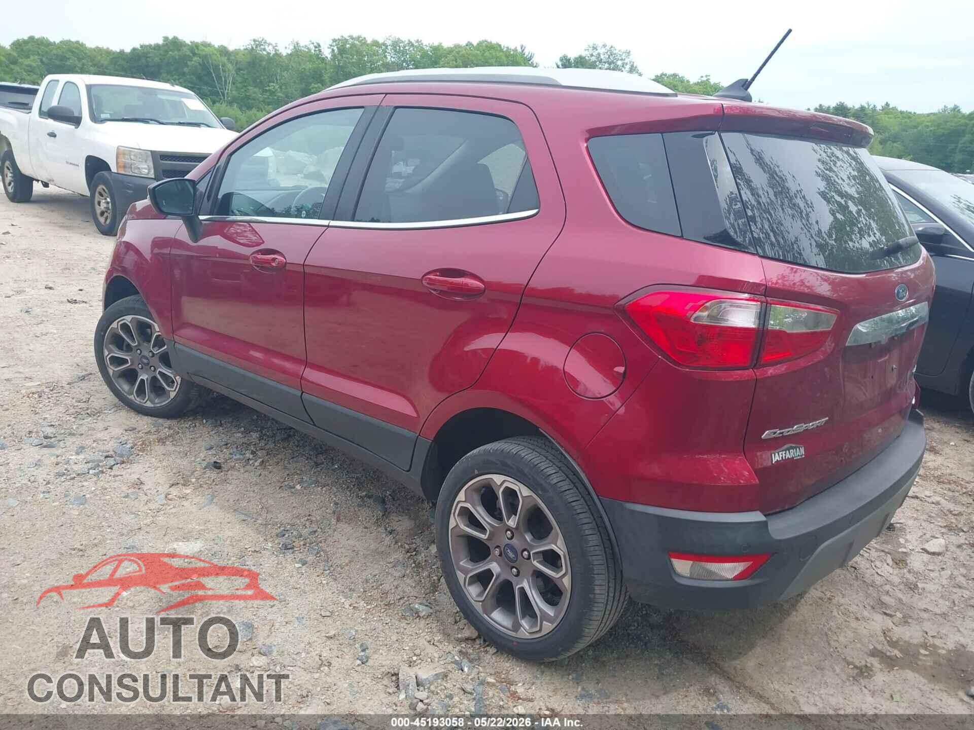 FORD ECOSPORT 2019 - MAJ6S3KL8KC277435