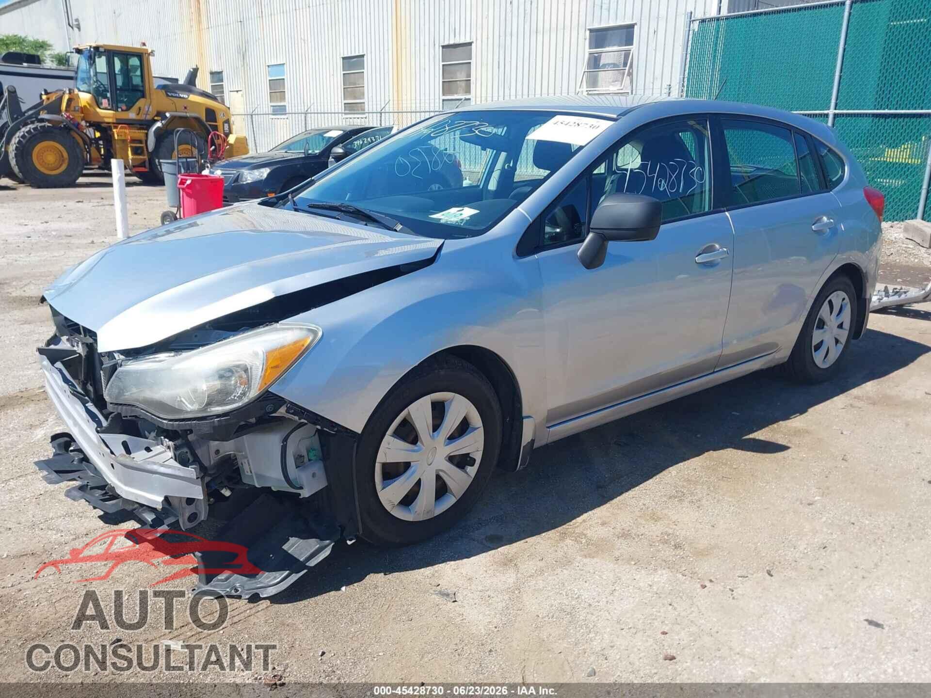 SUBARU IMPREZA 2012 - JF1GPAA61CH204014