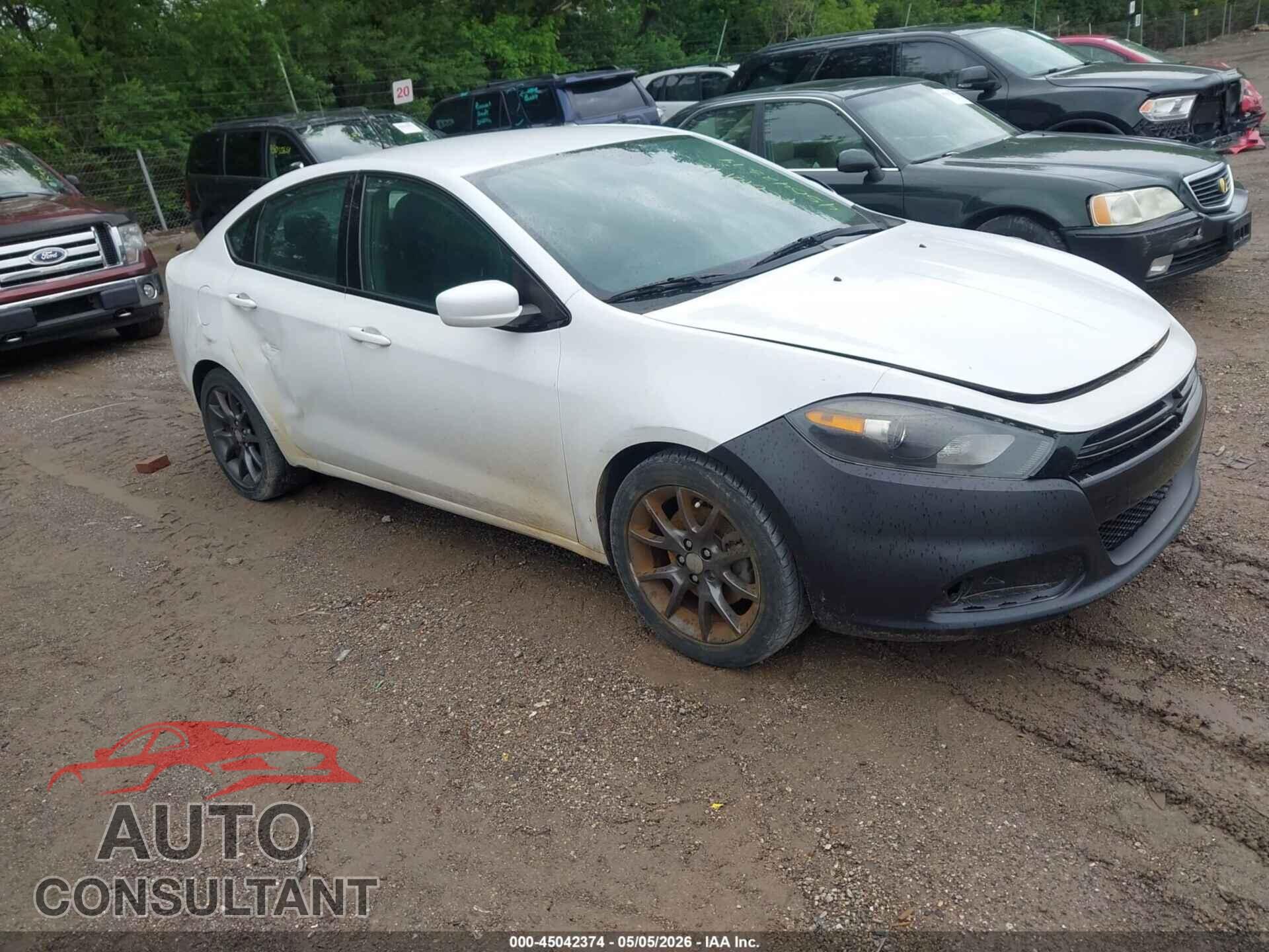 DODGE DART 2016 - 1C3CDFAA1GD533686