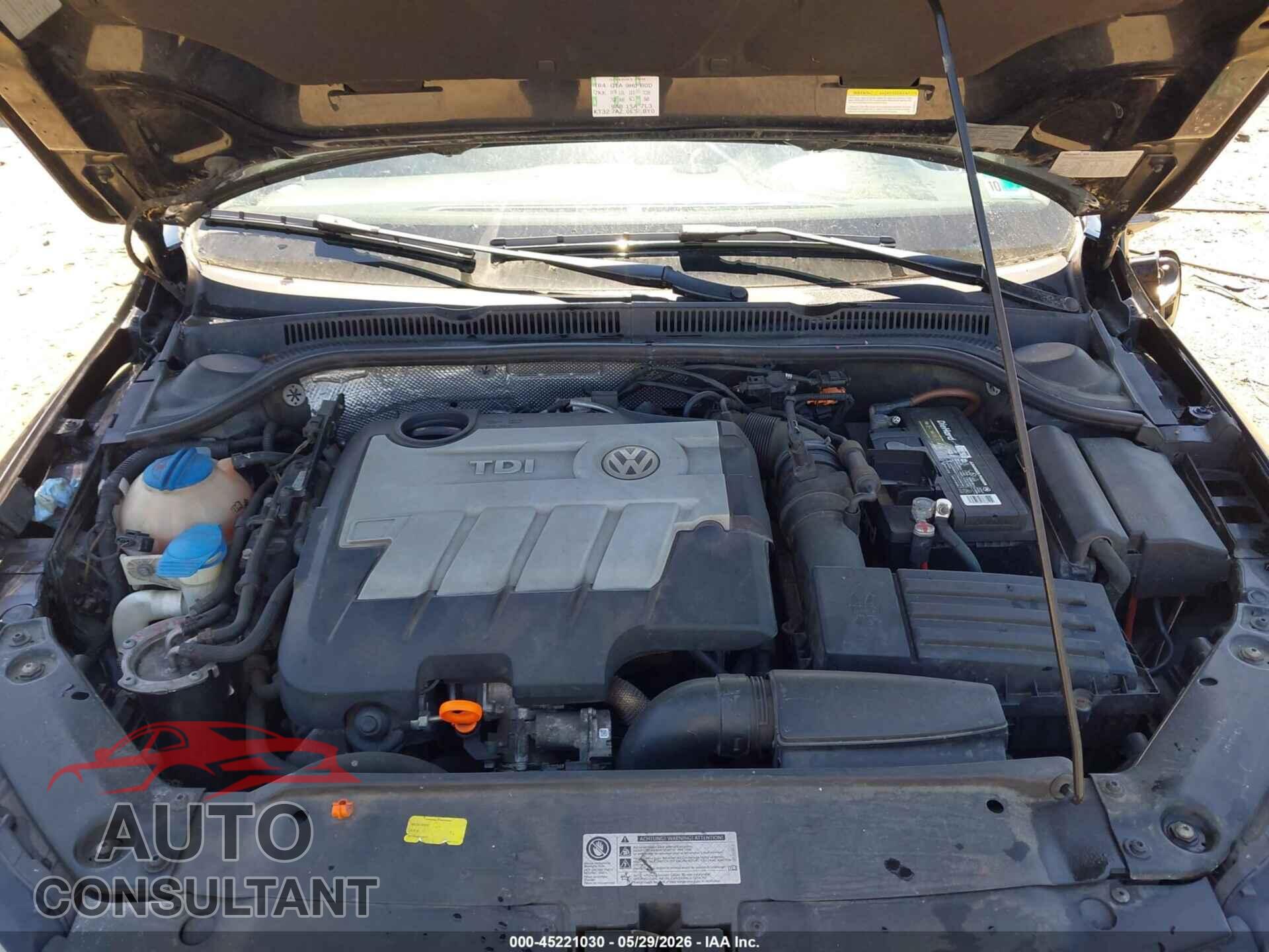 VOLKSWAGEN JETTA 2012 - 3VWLL7AJ5CCM03870
