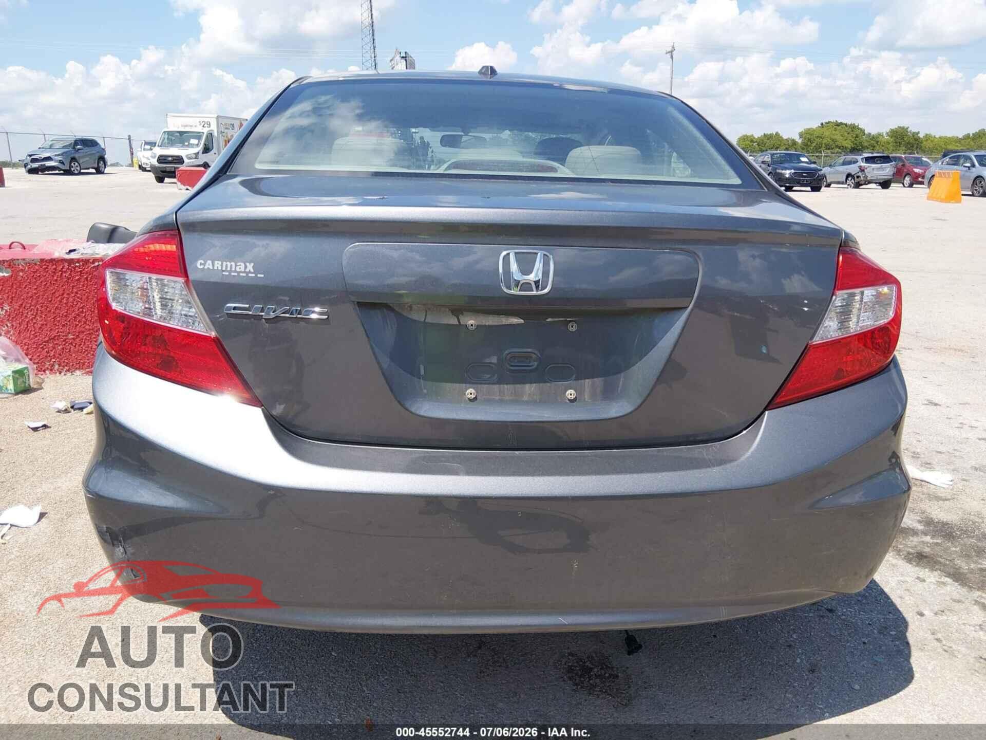 HONDA CIVIC 2012 - 19XFB2F93CE042373