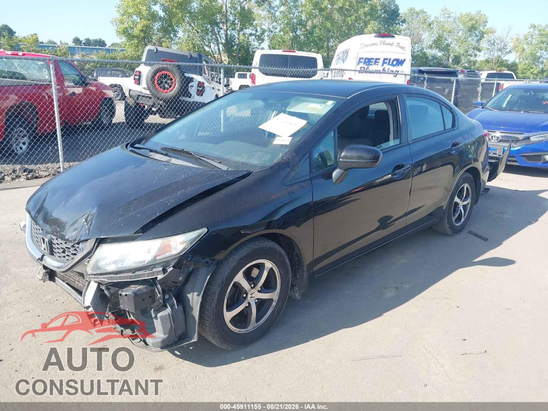HONDA CIVIC 2015 - 19XFB2F75FE118355