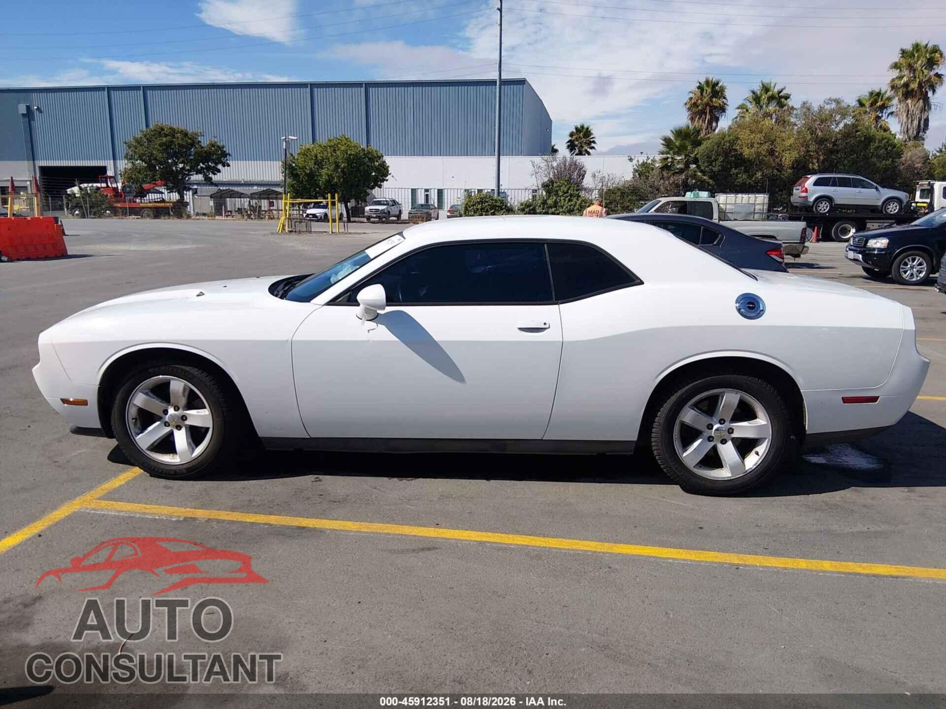 DODGE CHALLENGER 2012 - 2C3CDYAG0CH258745