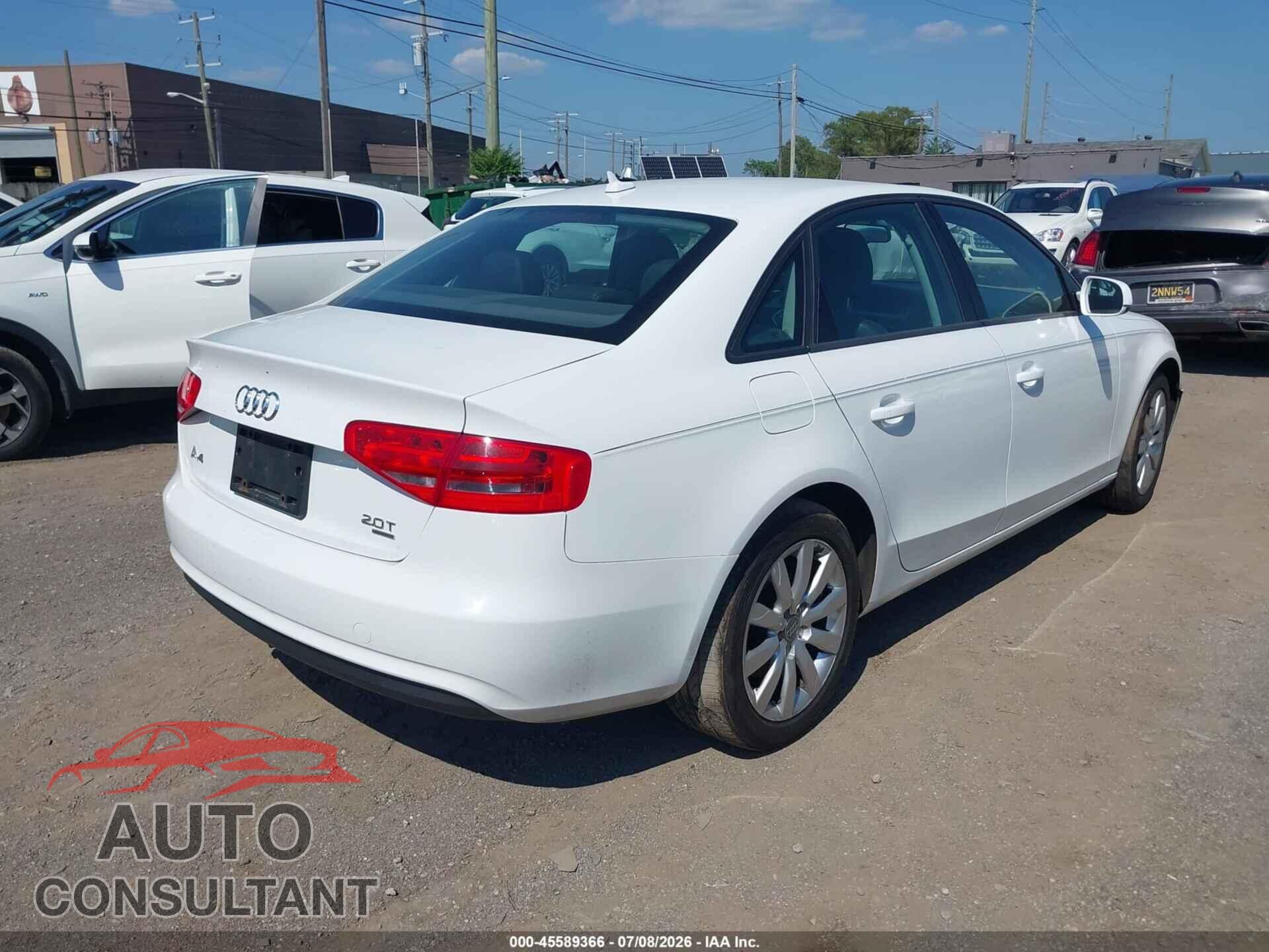 AUDI A4 2013 - WAUBFAFL6DN042564