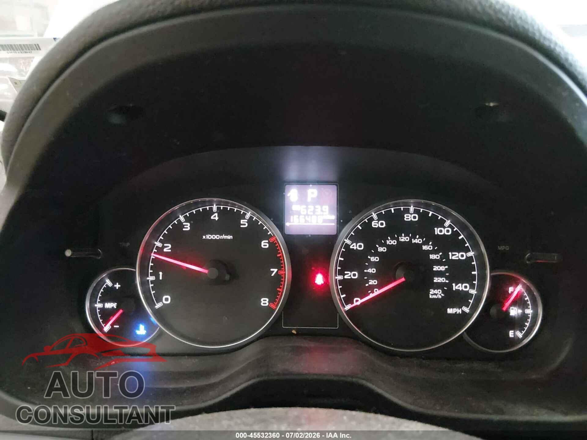 SUBARU OUTBACK 2014 - 4S4BRCEC0E3294875