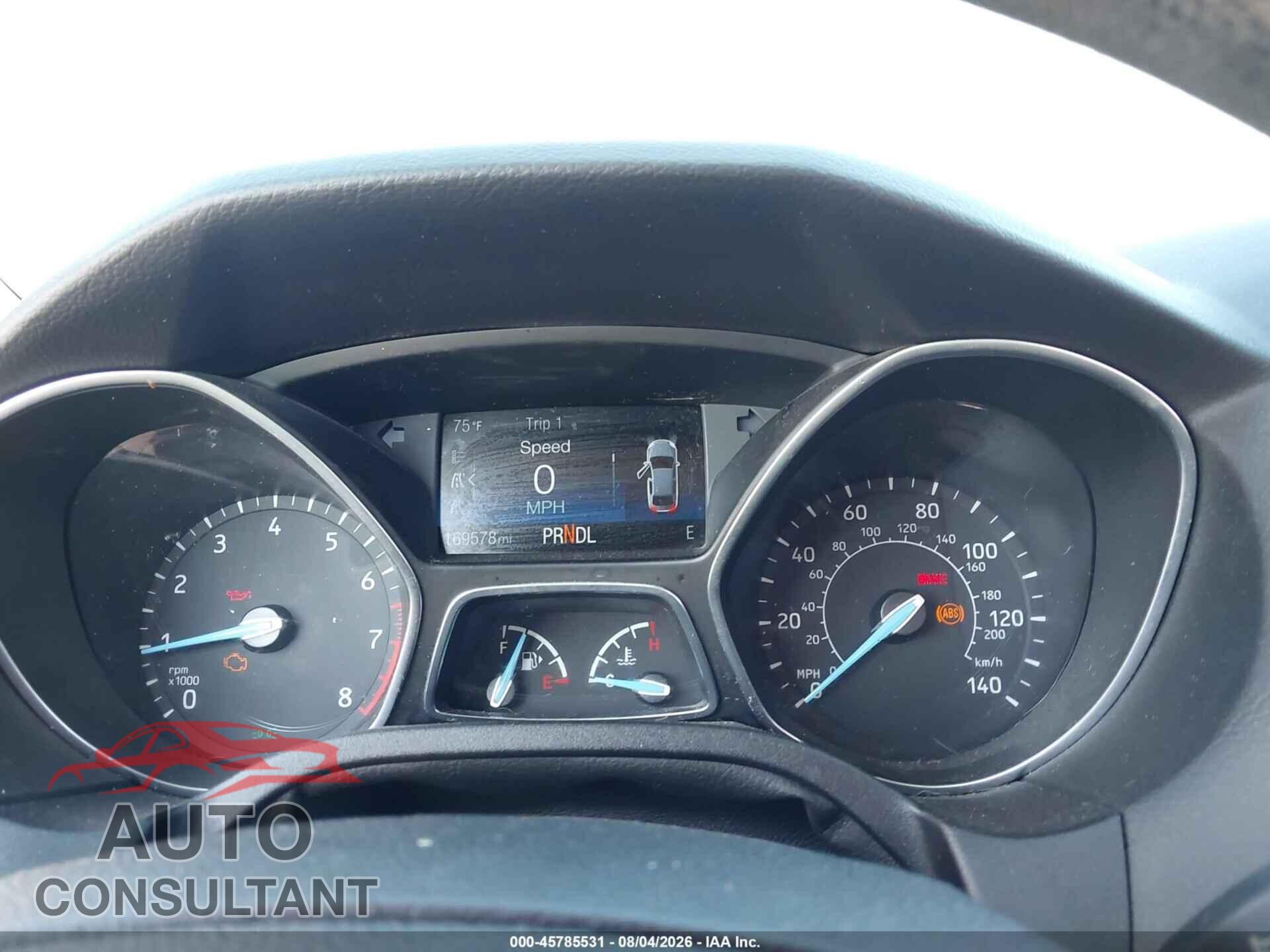 FORD FOCUS 2016 - 1FADP3F20GL214315