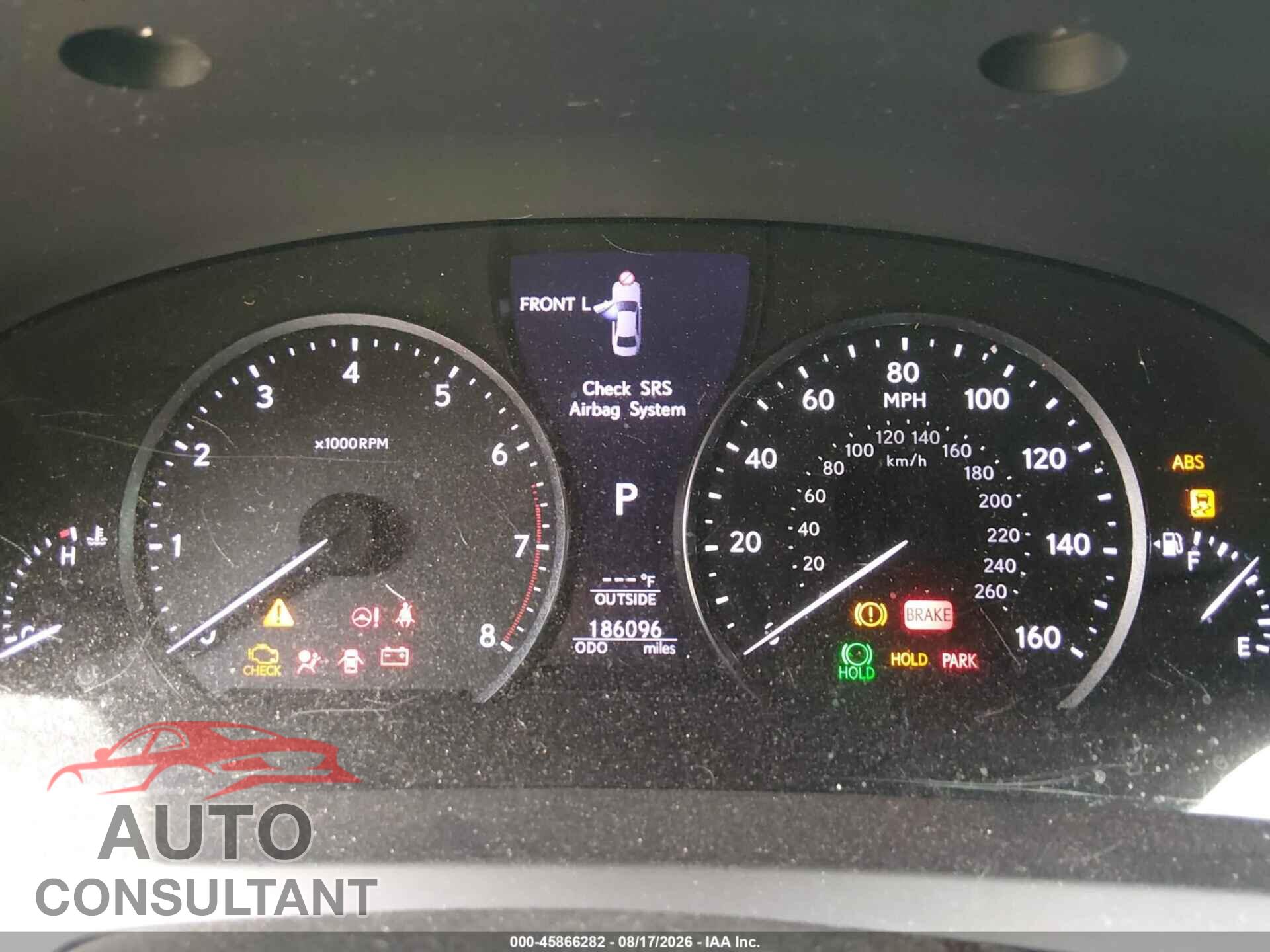LEXUS LS 460 2013 - JTHBL5EF3D5118268