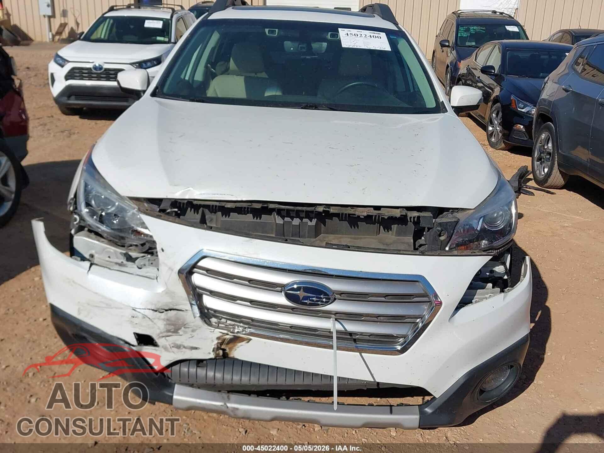 SUBARU OUTBACK 2017 - 4S4BSANC6H3379281