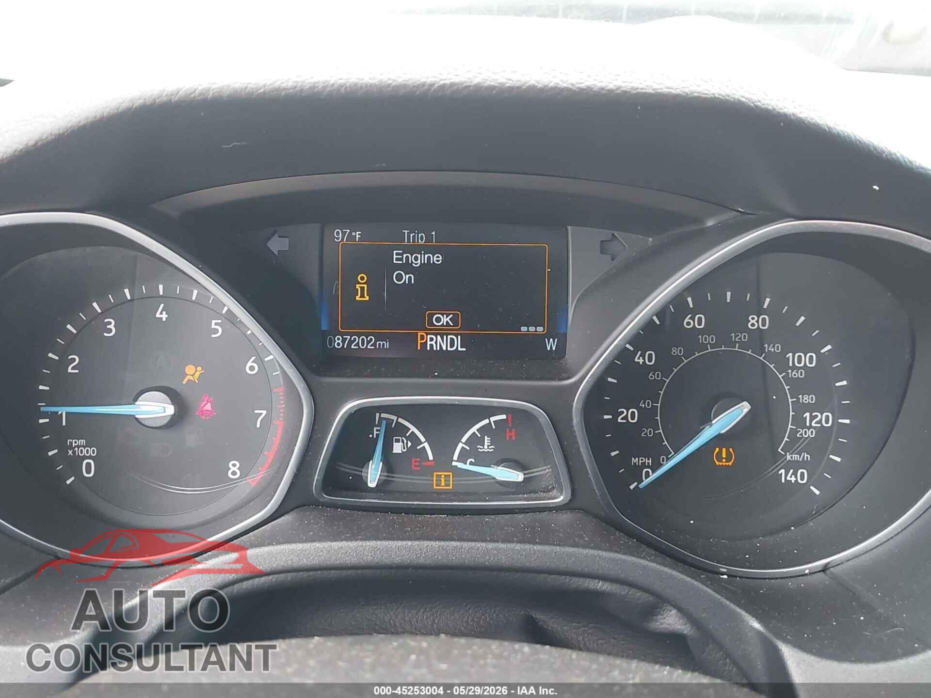 FORD FOCUS 2017 - 1FADP3F2XHL214131