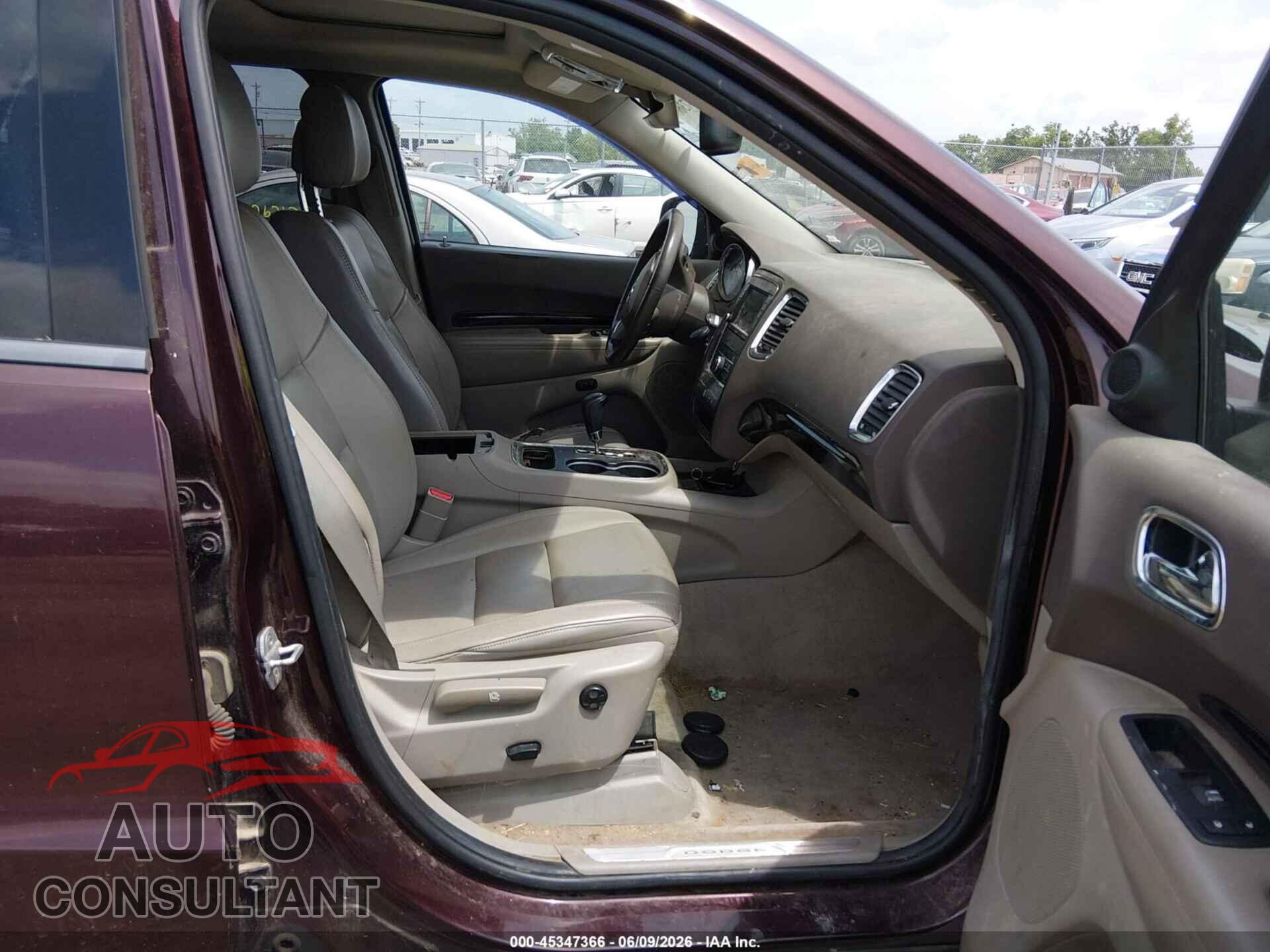 DODGE DURANGO 2012 - 1C4RDJDG6CC336926