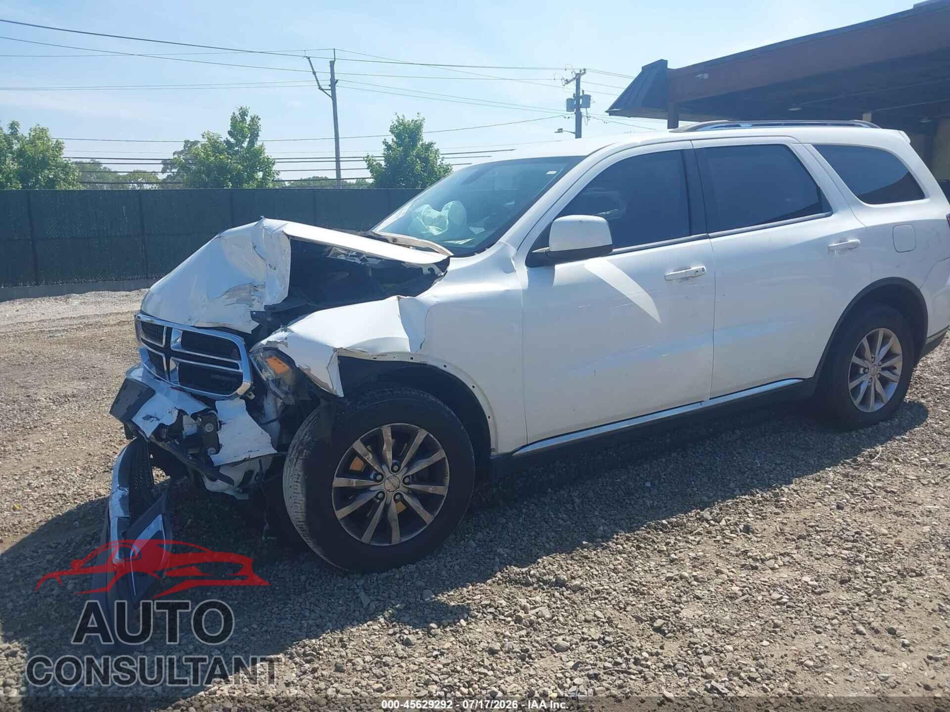 DODGE DURANGO 2016 - 1C4RDJAG4GC341343