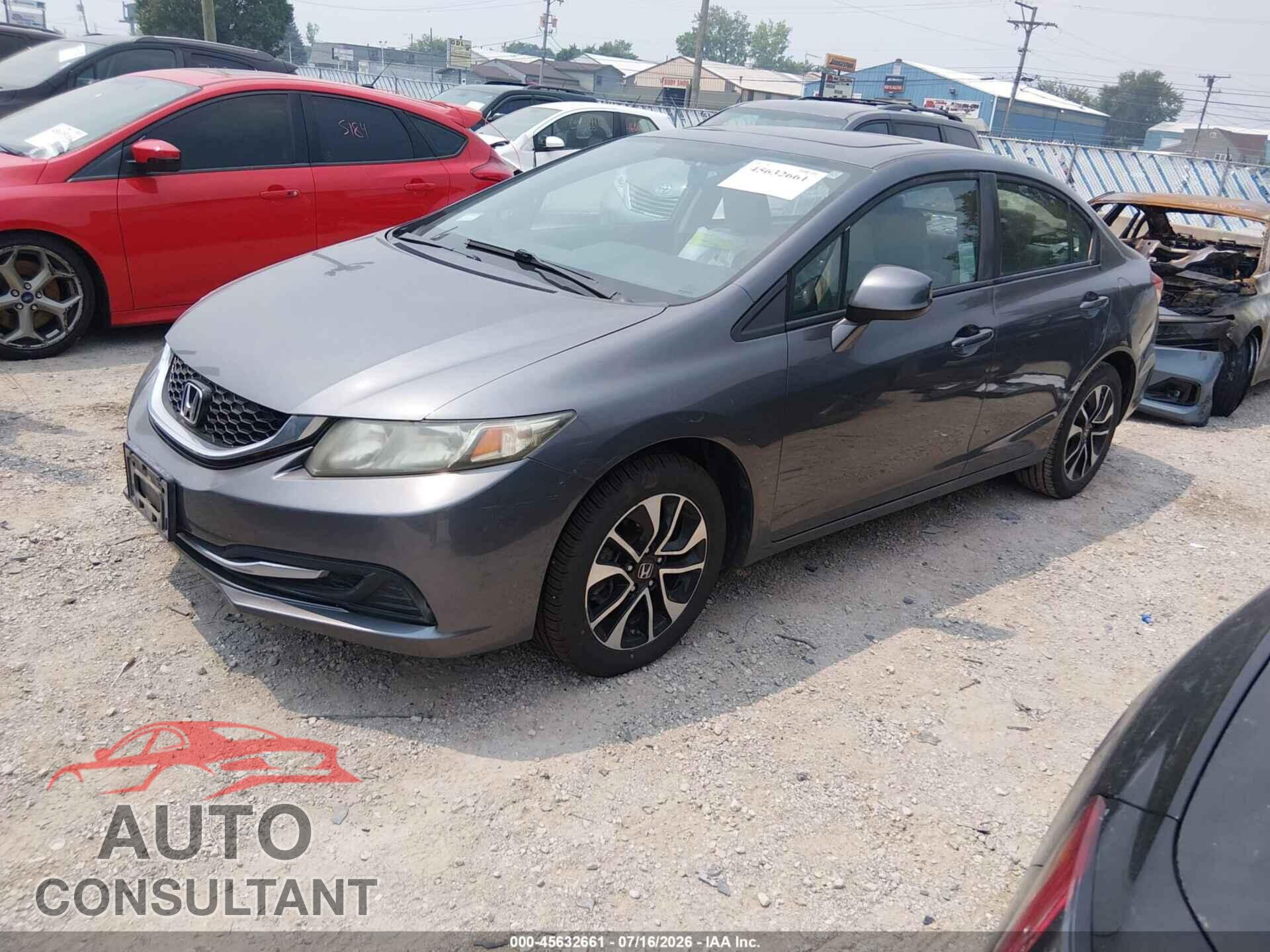 HONDA CIVIC 2013 - 19XFB2F80DE215680