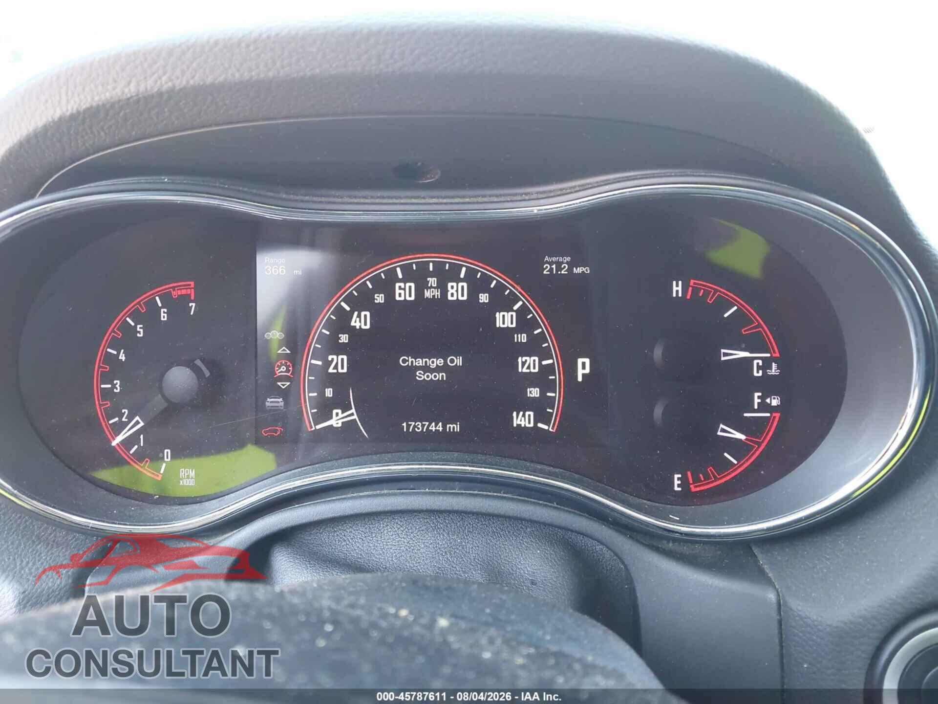 DODGE DURANGO 2016 - 1C4RDJDG8GC485795