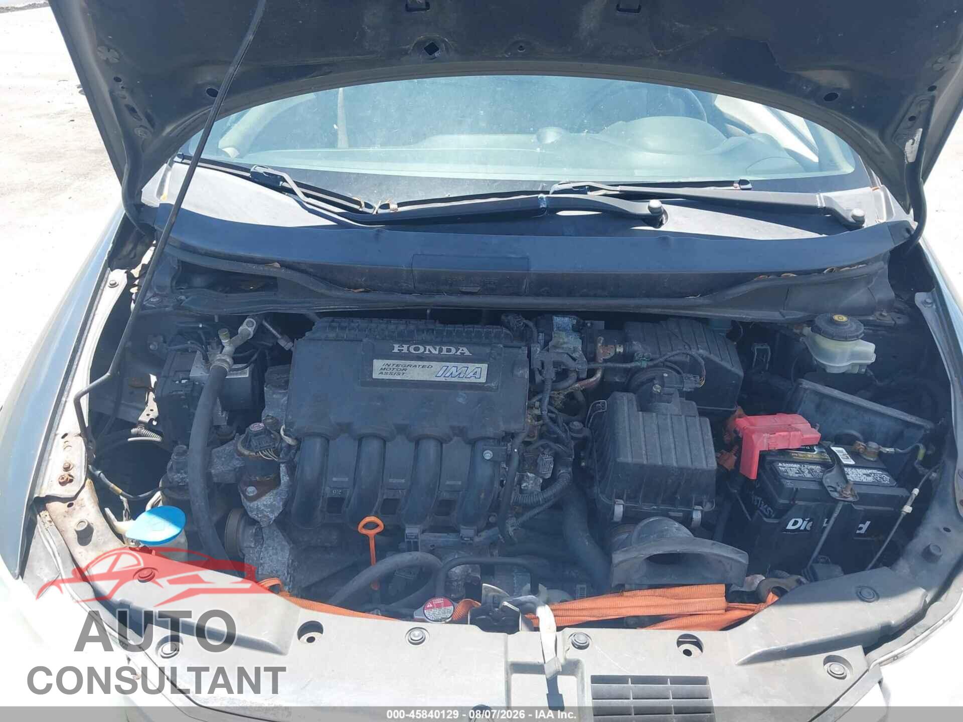 HONDA INSIGHT 2012 - JHMZE2H75CS005594