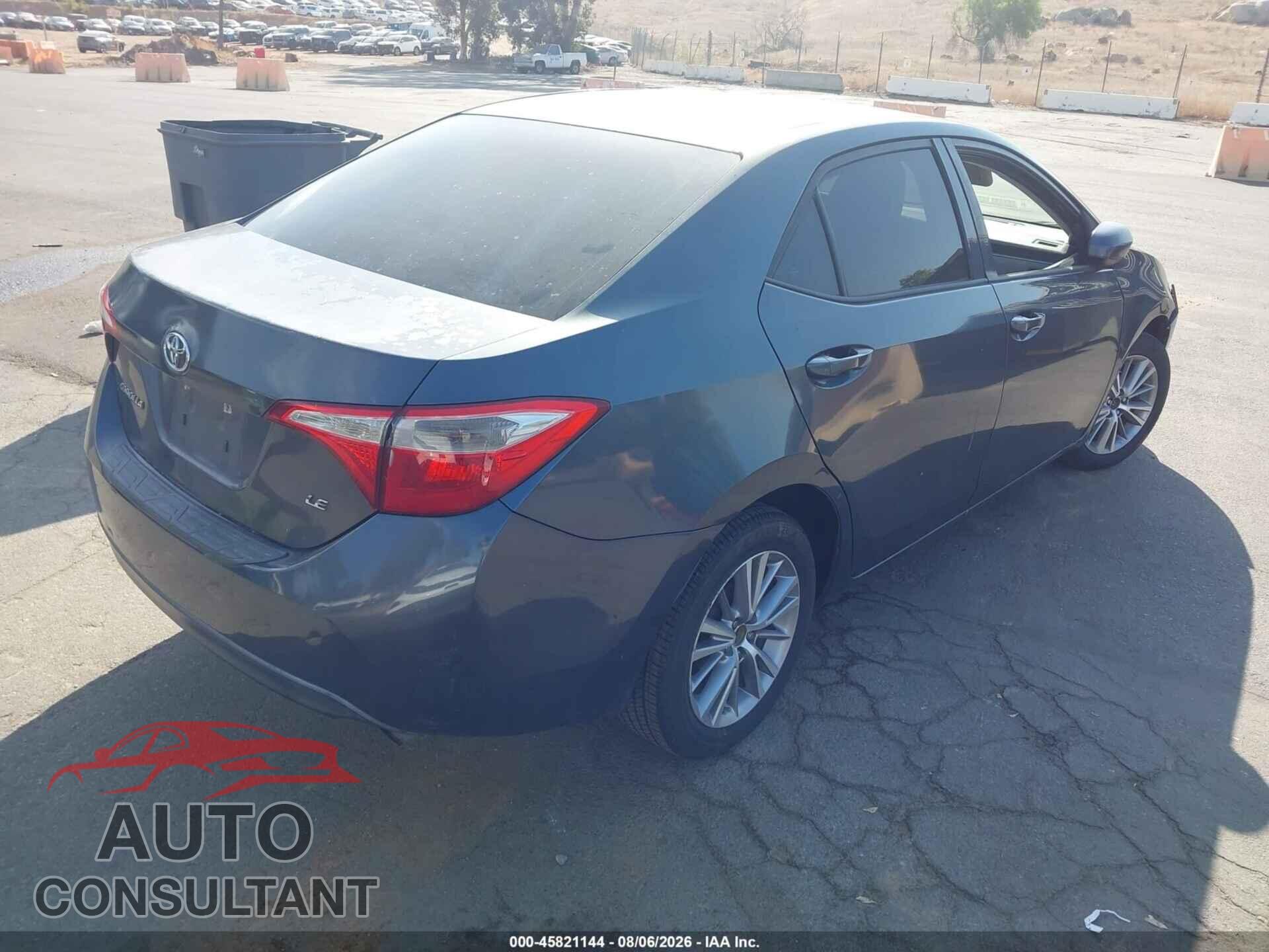 TOYOTA COROLLA 2014 - 5YFBURHEXEP039211