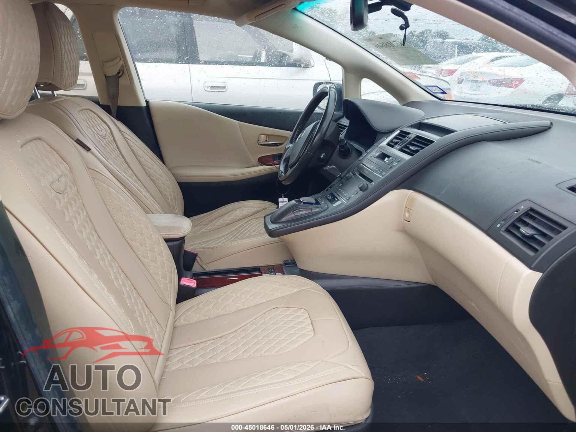 LEXUS HS 250H 2010 - JTHBB1BA9A2005474