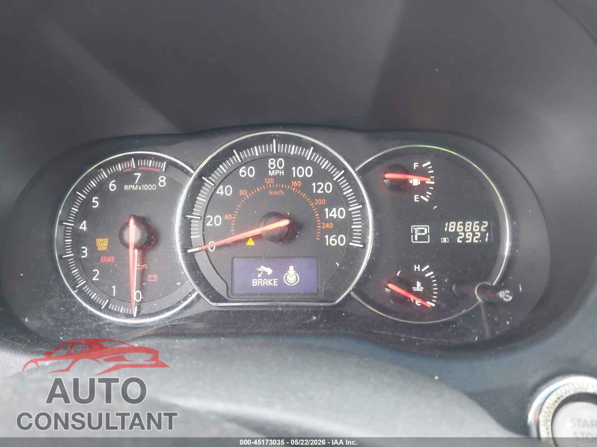 NISSAN MAXIMA 2012 - 1N4AA5AP1CC810241