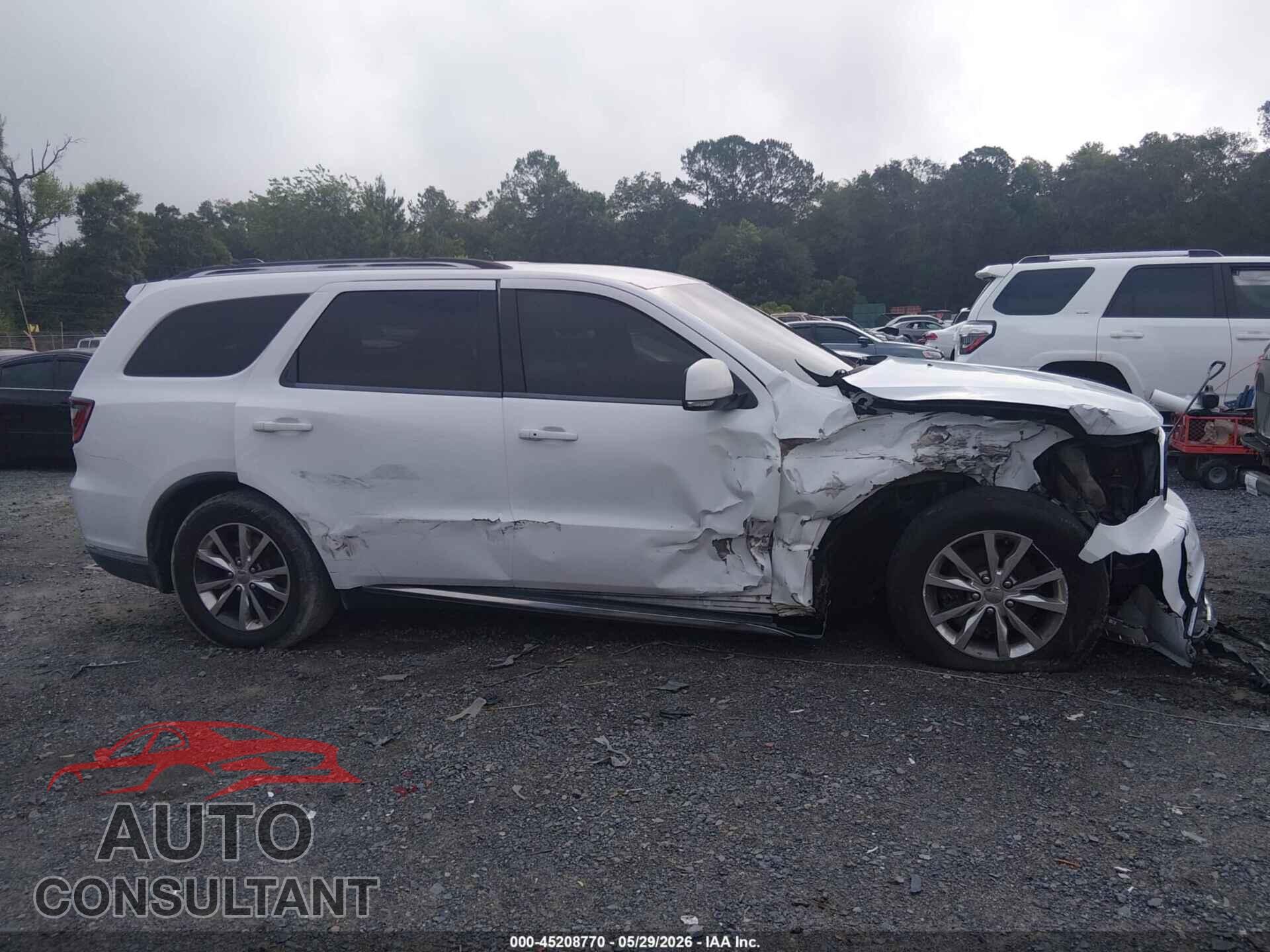 DODGE DURANGO 2015 - 1C4RDHDG9FC784316