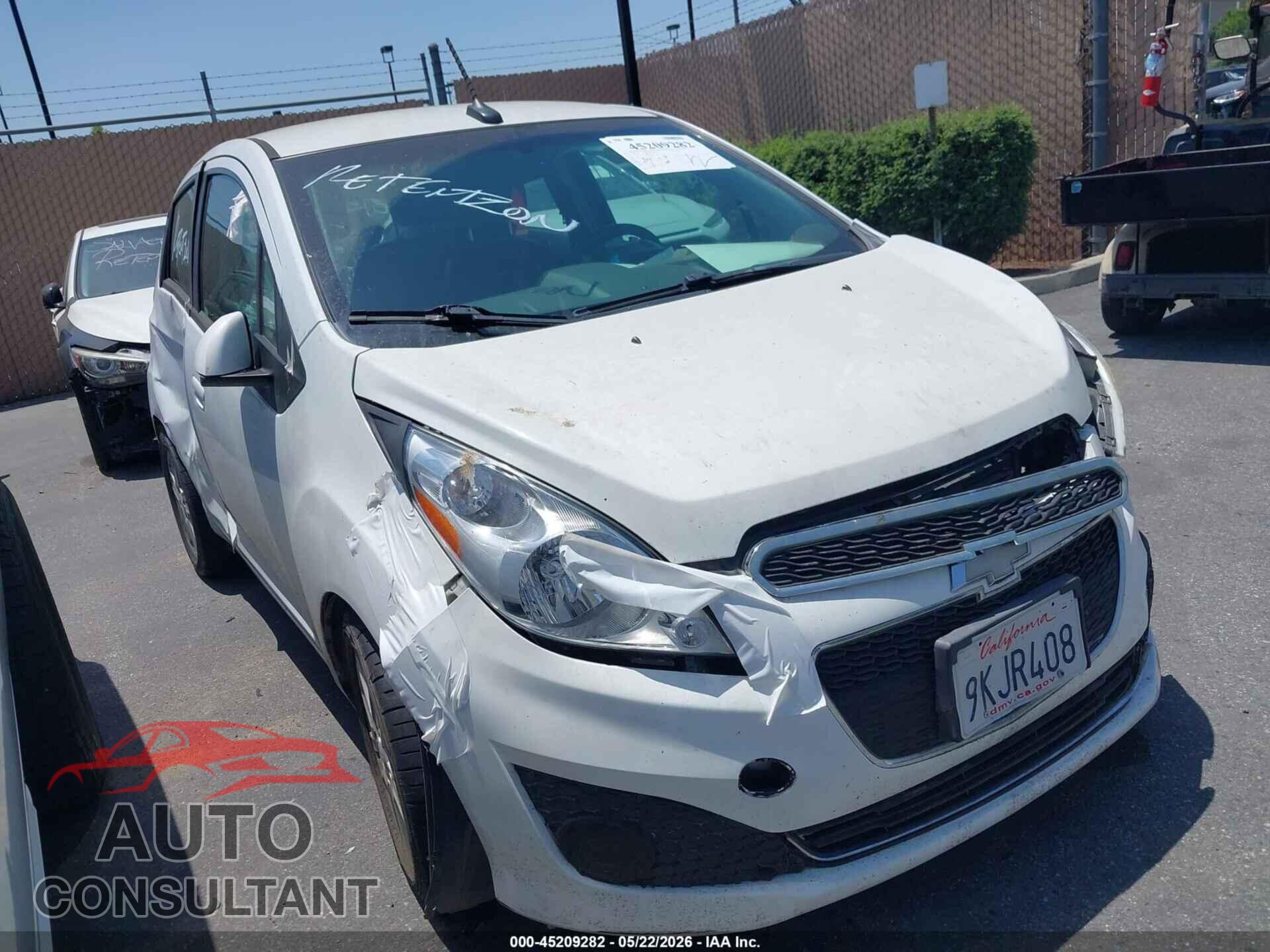 CHEVROLET SPARK 2014 - KL8CD6S95EC516496