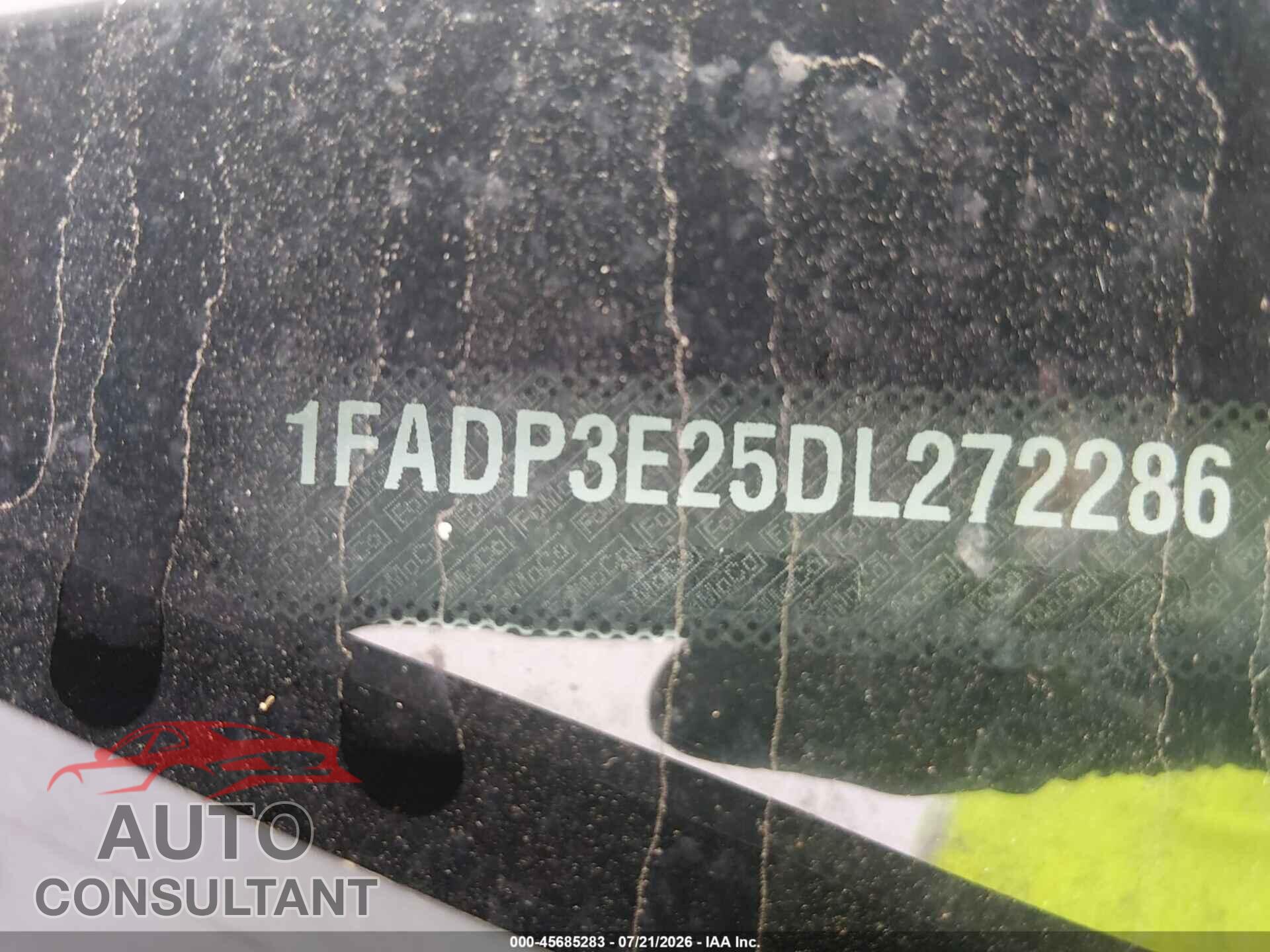FORD FOCUS 2013 - 1FADP3E25DL272286