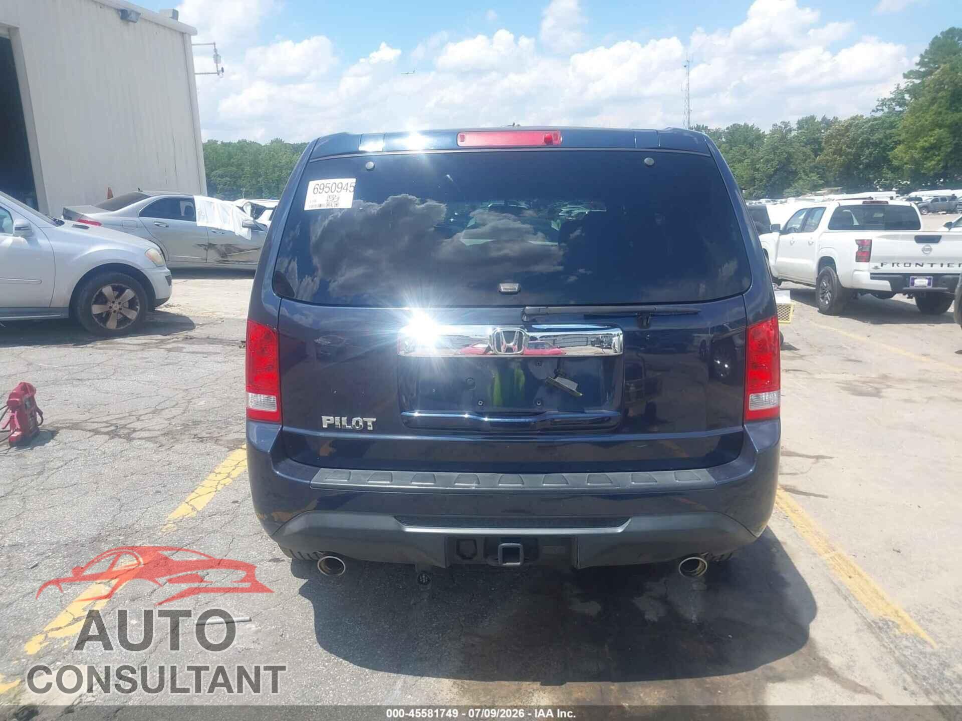 HONDA PILOT 2012 - 5FNYF3H55CB027509