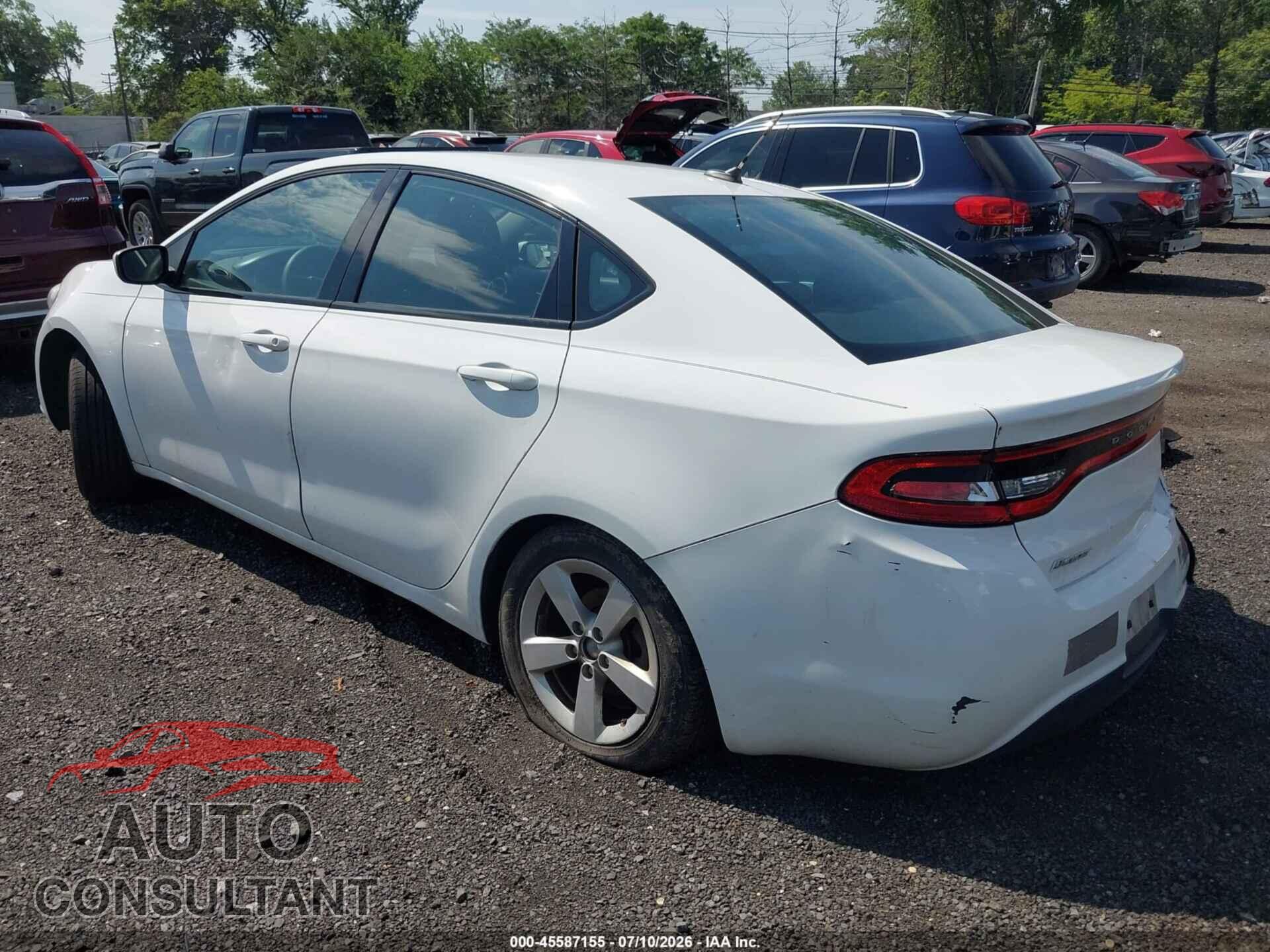DODGE DART 2015 - 1C3CDFBB3FD140925