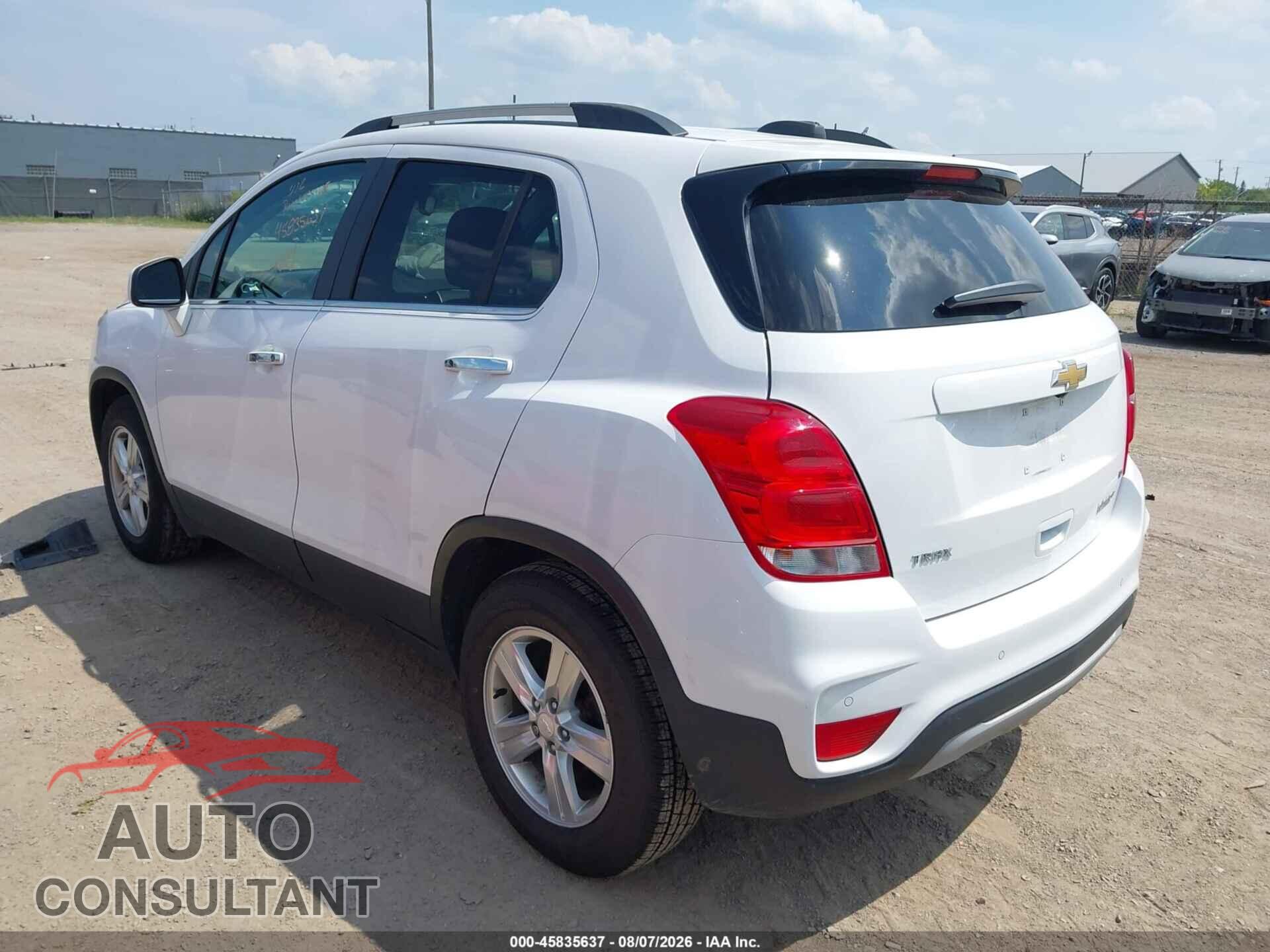 CHEVROLET TRAX 2019 - 3GNCJLSB3KL334319