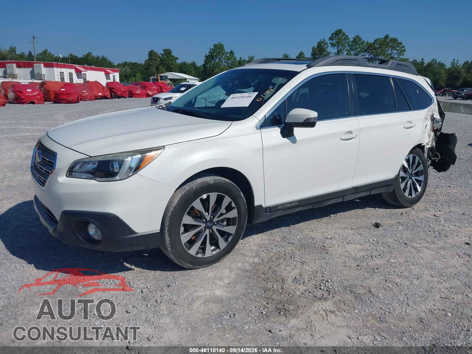 SUBARU OUTBACK 2017 - 4S4BSANC4H3388884