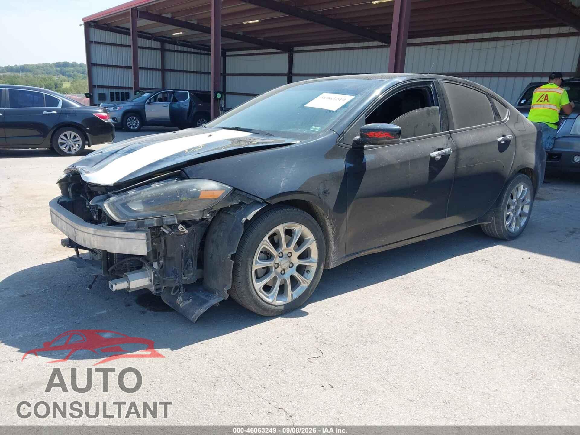 DODGE DART 2013 - 1C3CDFCH2DD143623