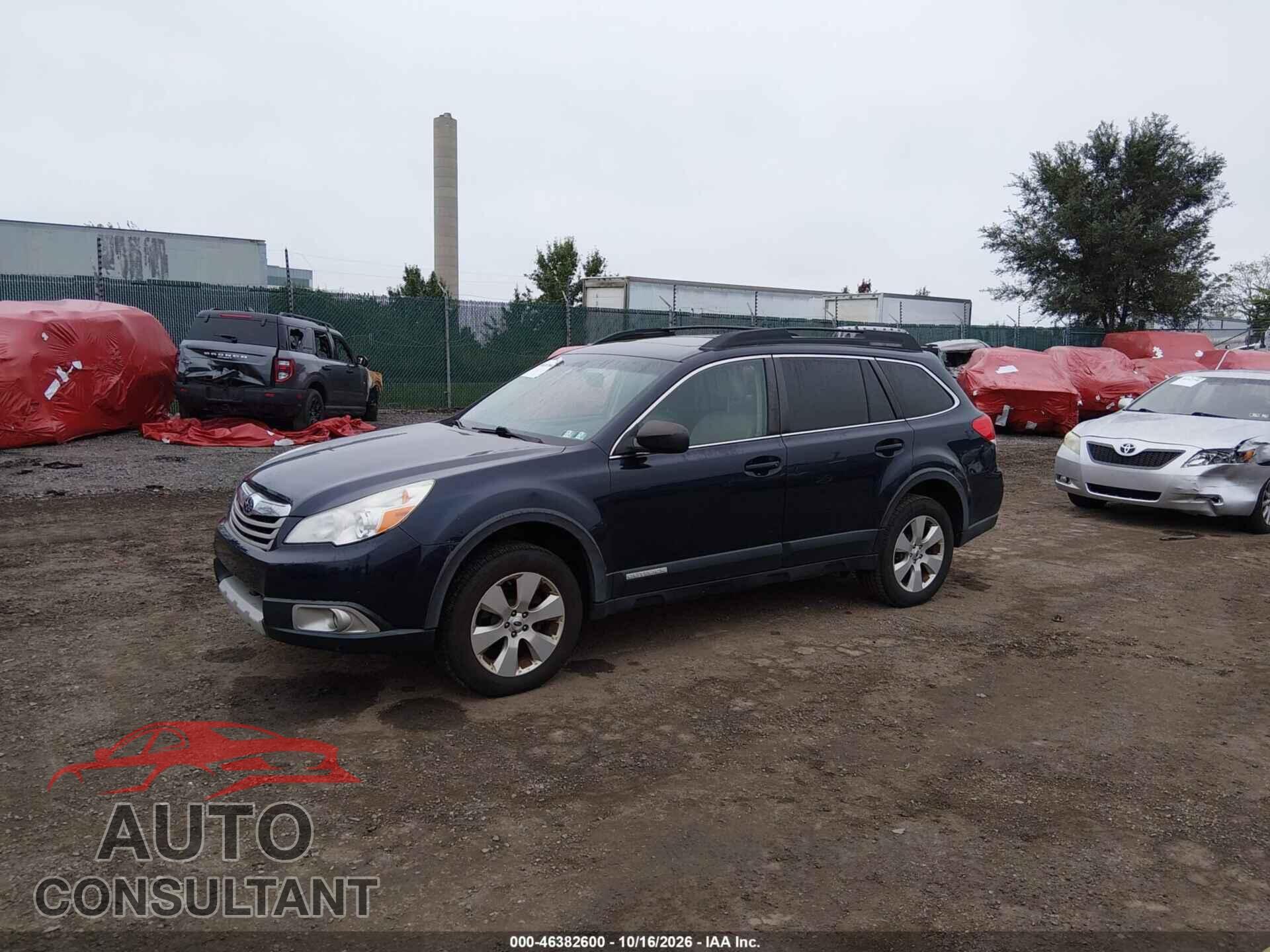 SUBARU OUTBACK 2012 - 4S4BRBKC4C3238207