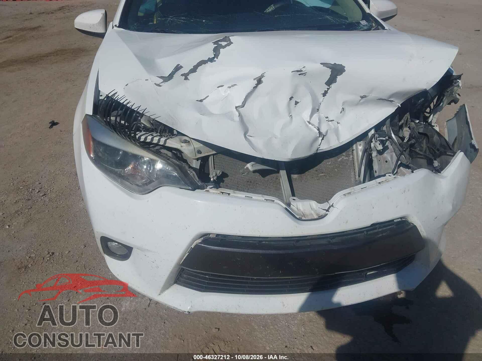 TOYOTA COROLLA 2016 - 5YFBURHE0GP536464