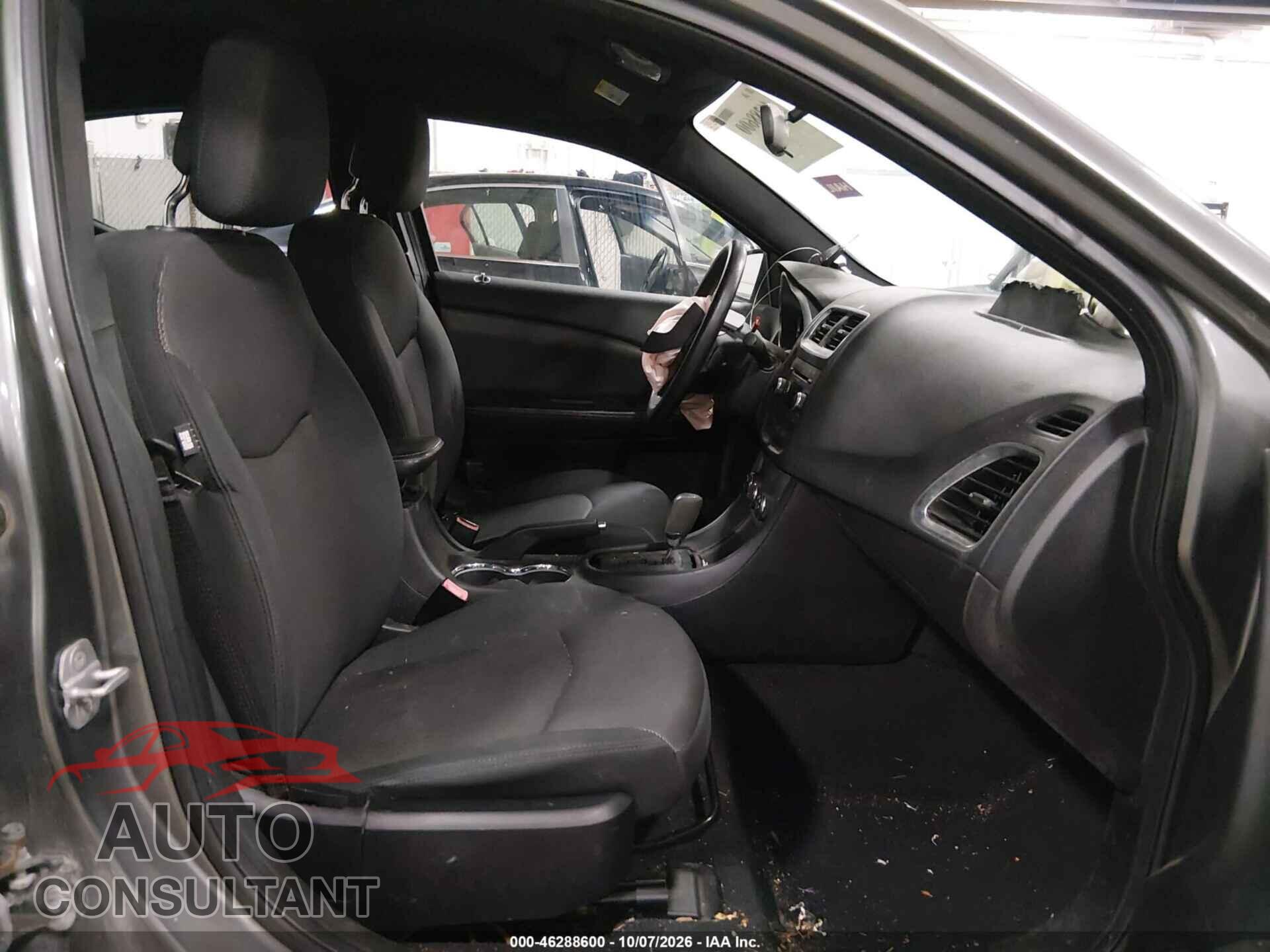 DODGE AVENGER 2012 - 1C3CDZAB9CN133888