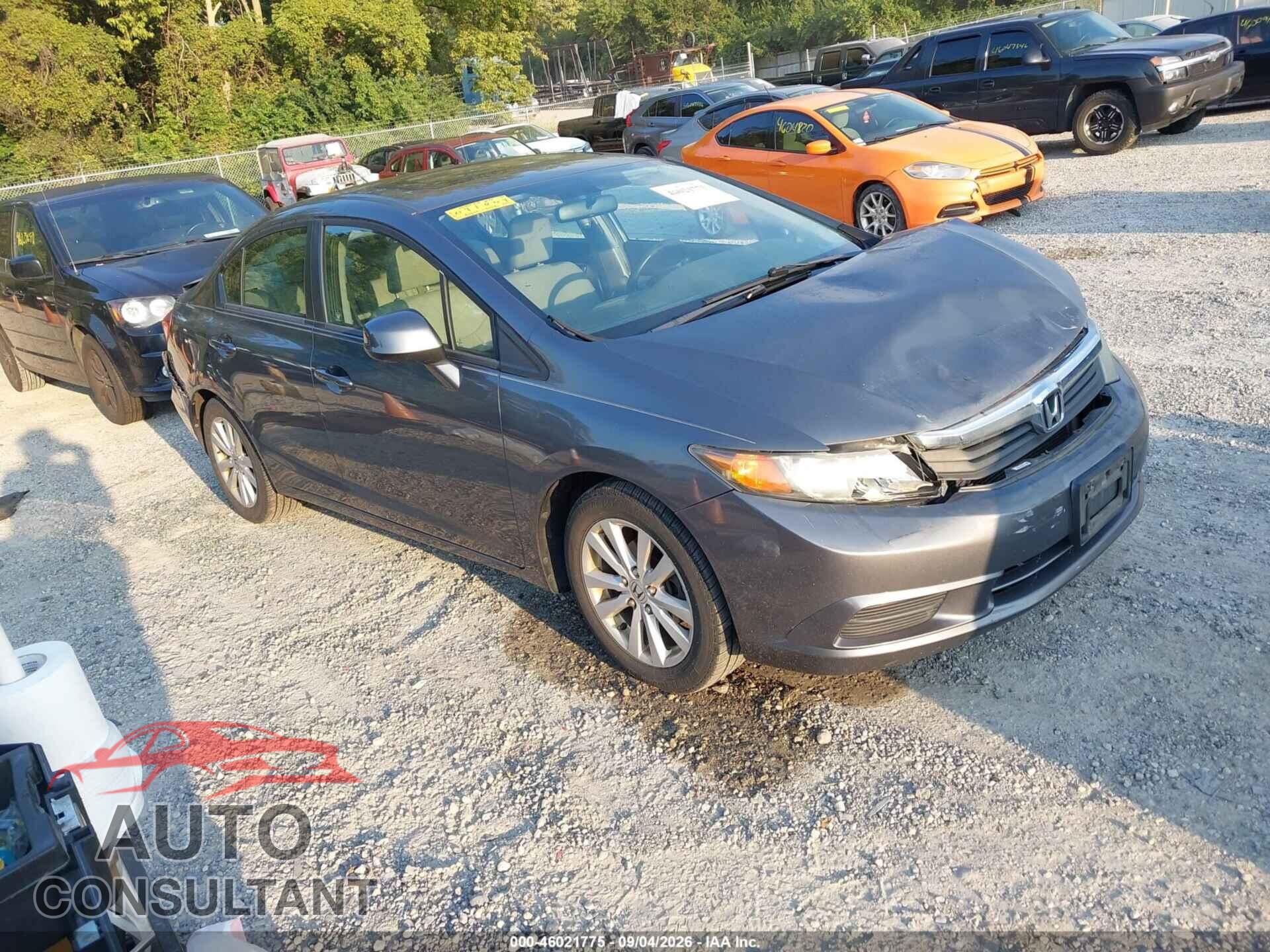 HONDA CIVIC 2012 - 19XFB2F87CE071009