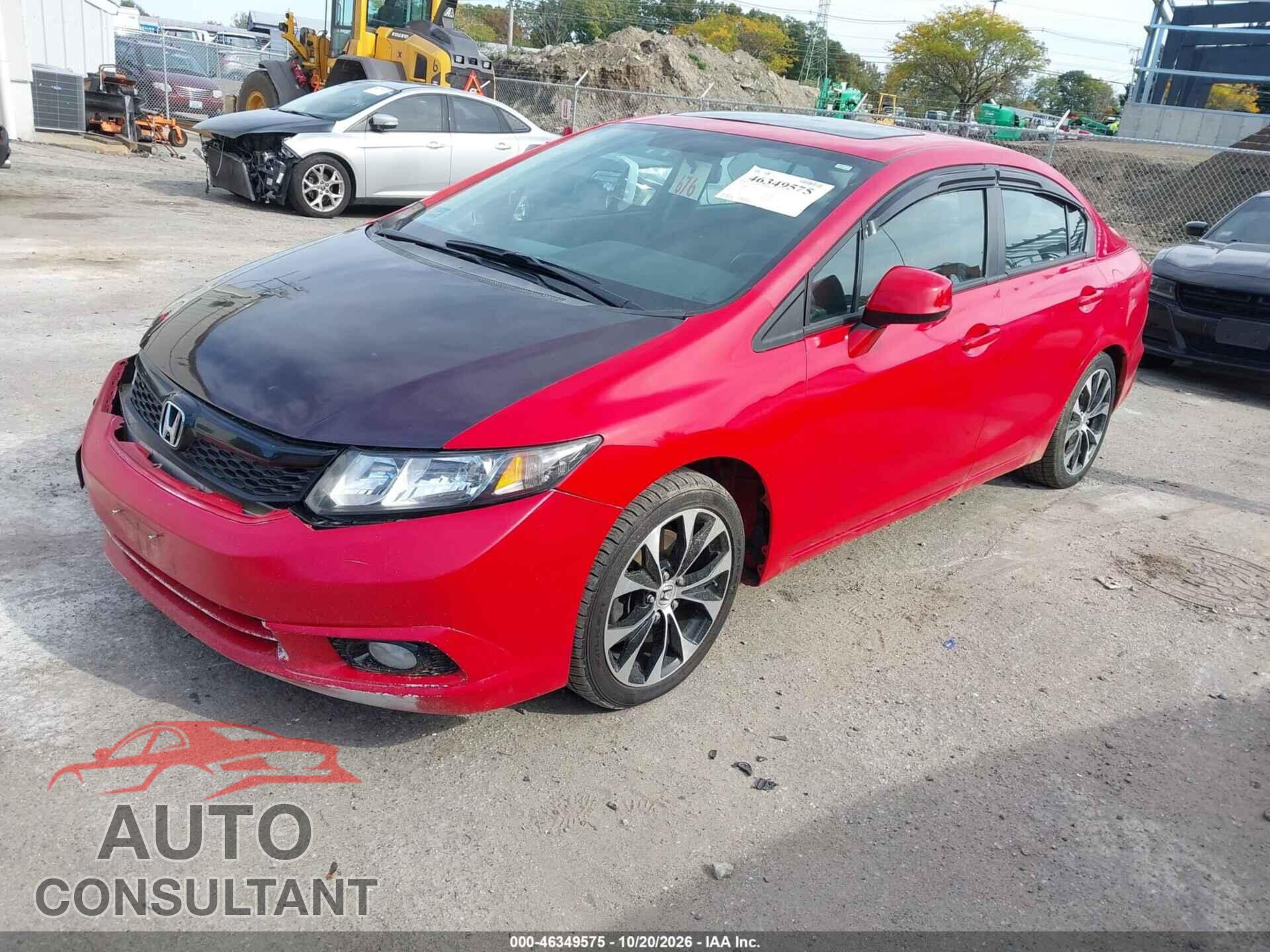 HONDA CIVIC 2012 - 2HGFB6E51CH704155